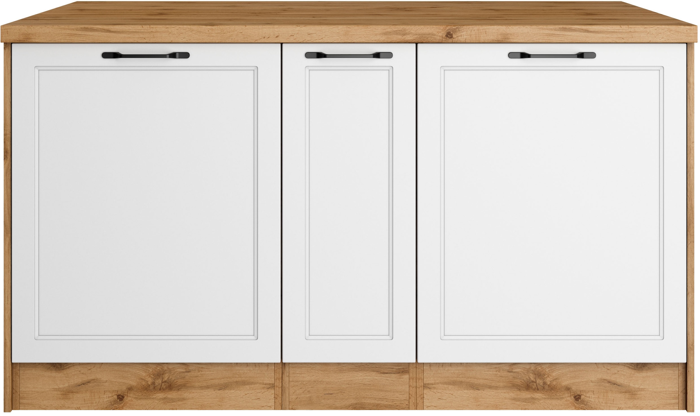 KOCHSTATION Kücheninsel »KS-Lana, Breite 153 cm«, MDF-Fronten, Arbeitsplatte 38mm stark