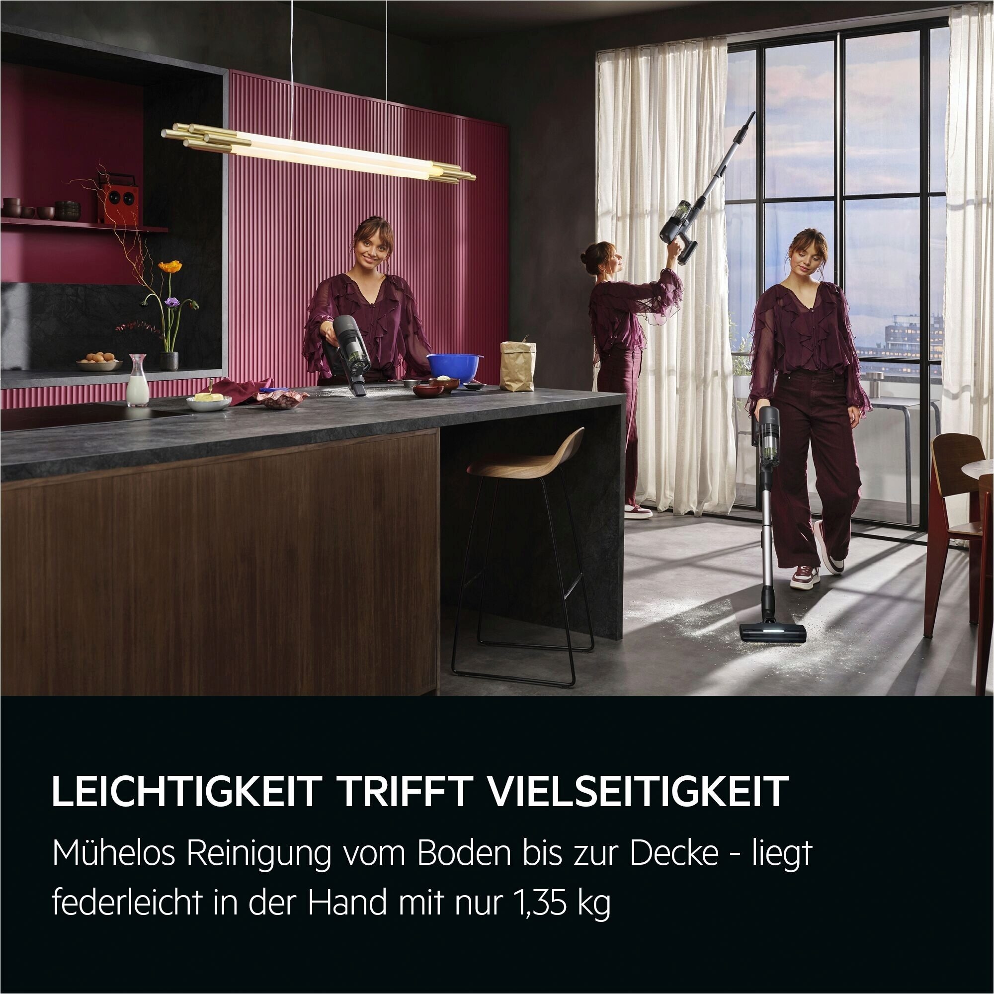 AEG Akku-Hand-und Stielstaubsauger »AP72UB21ES« Leistungsstark-HEPA-Filter; hygienischer All-in-One Station