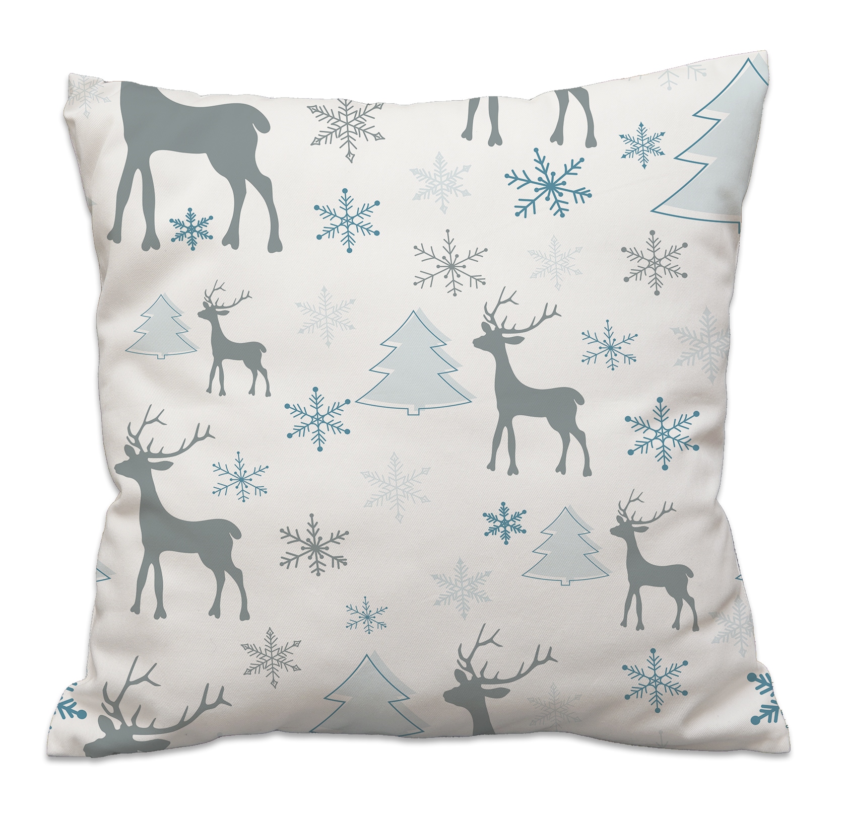 queence Dekokissen »Rehe« Dekokissen mit HD Premium Druck Weihnachten