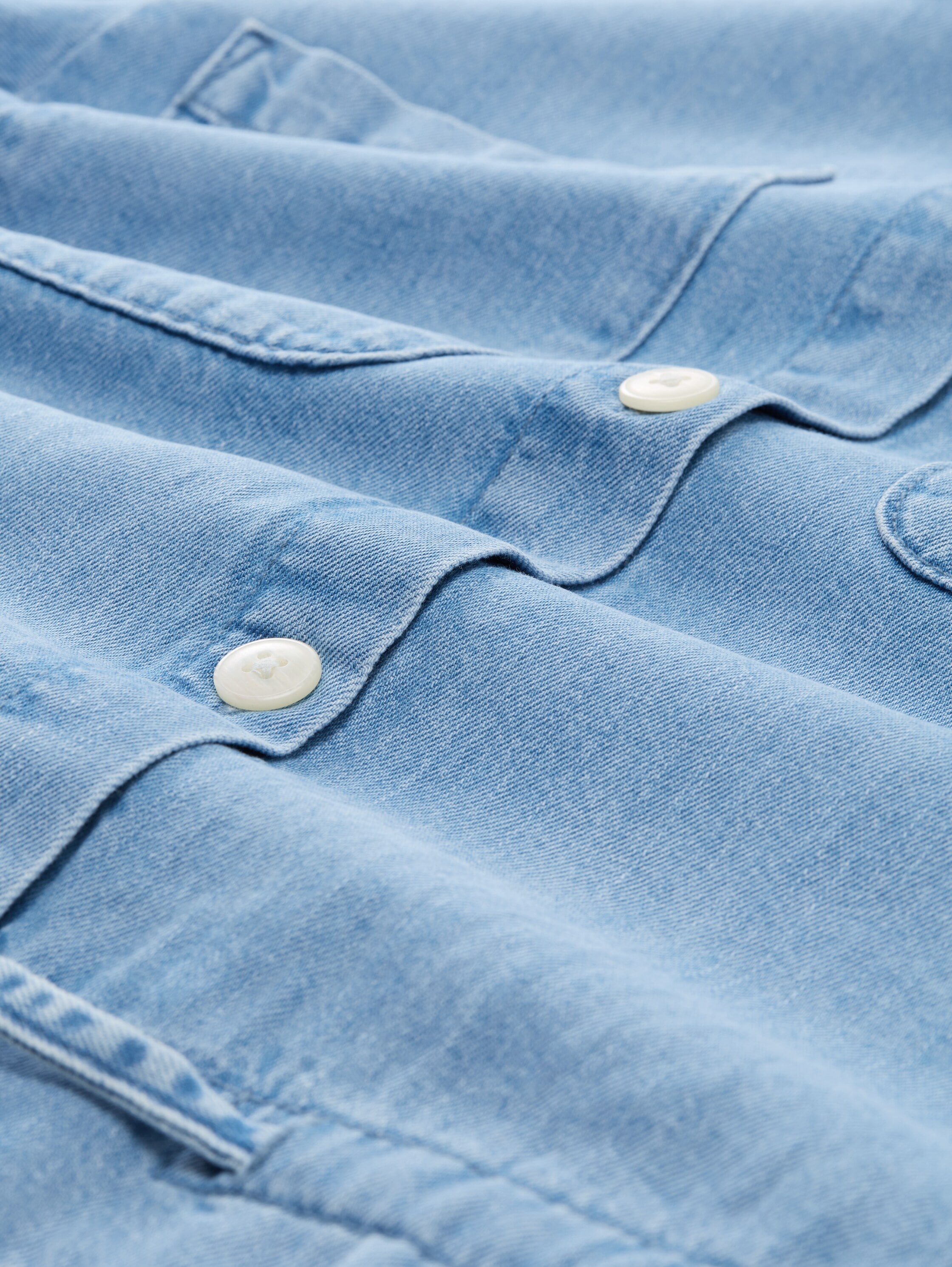 TOM TAILOR Denim Jeansjacke, ohne Kapuze, mit Brusttaschen