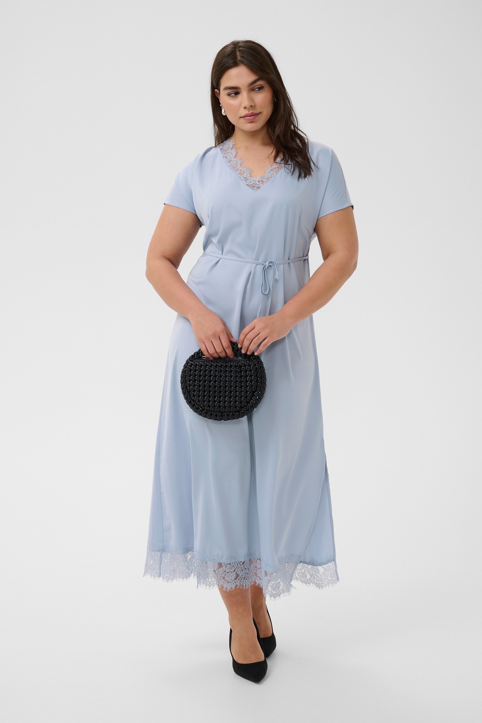 KAFFE Curve Midikleid »Kleid KCjamie«