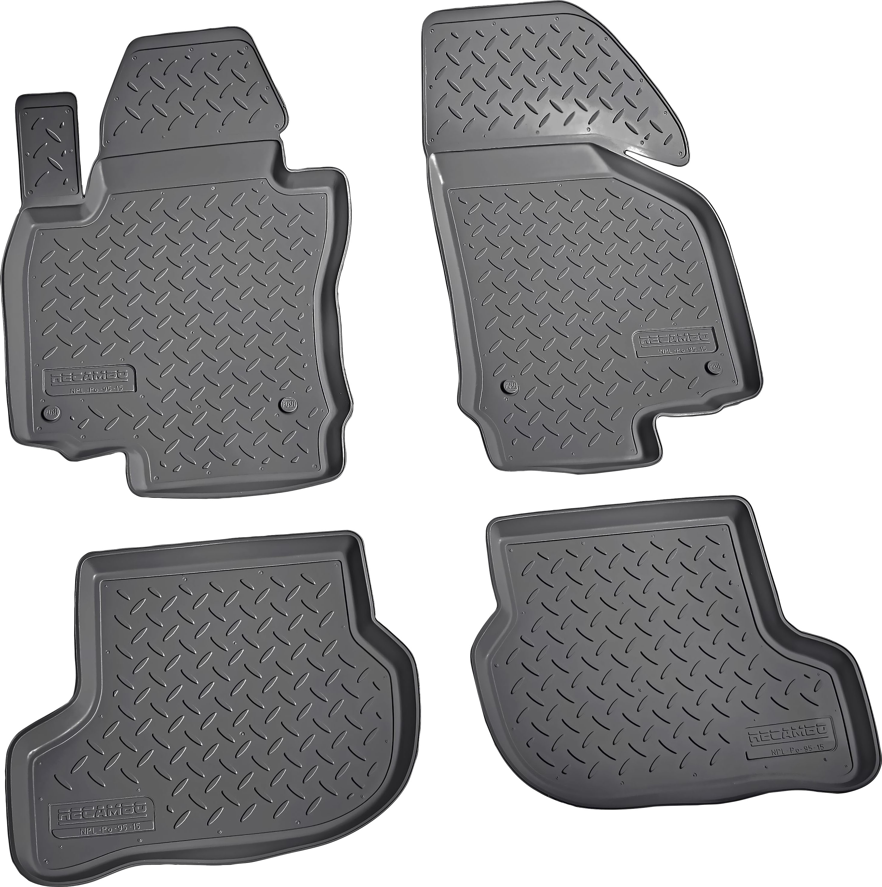 RECAMBO Passform-Fußmatten »CustomComforts«, Peugeot, 408, kaufen (Set, 4 perfekte online ab BAUR | St.), 2010, Passform