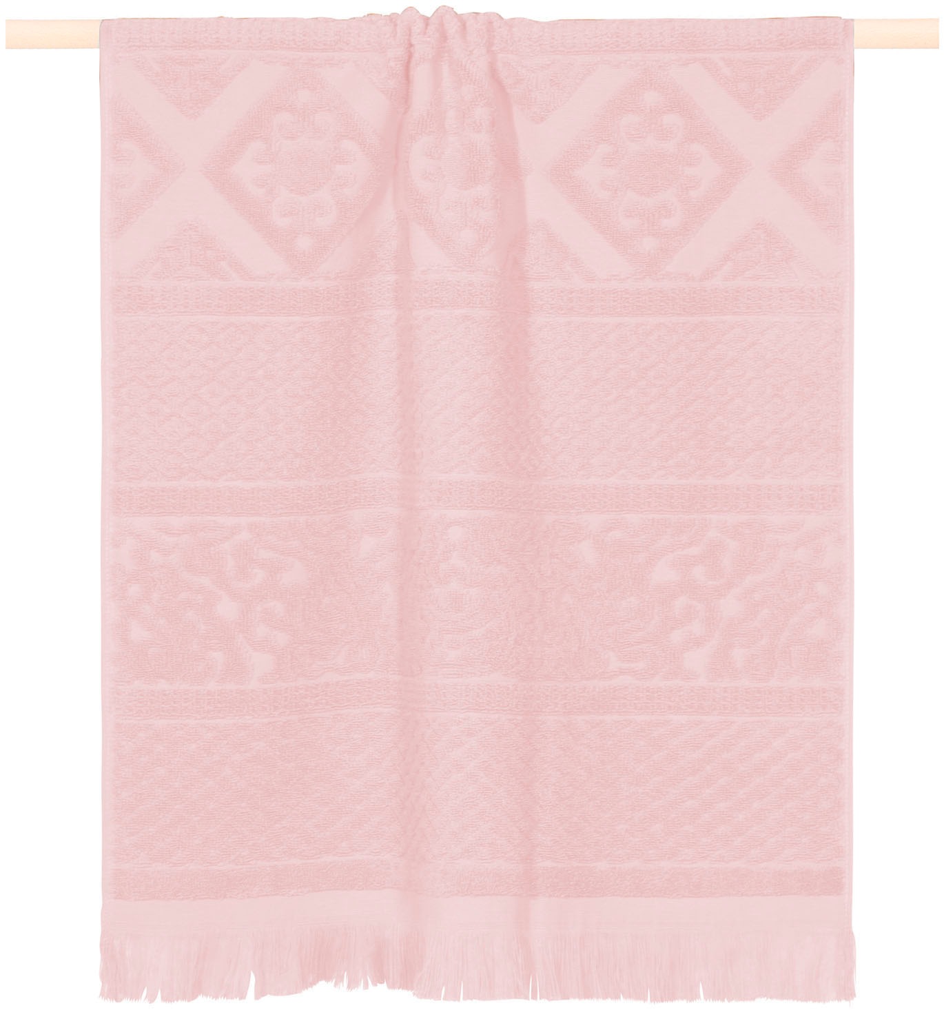 PAD Strandtuch "HARLEM" Made in Europe, Ton in Ton gestreift, mit Ornamente günstig online kaufen