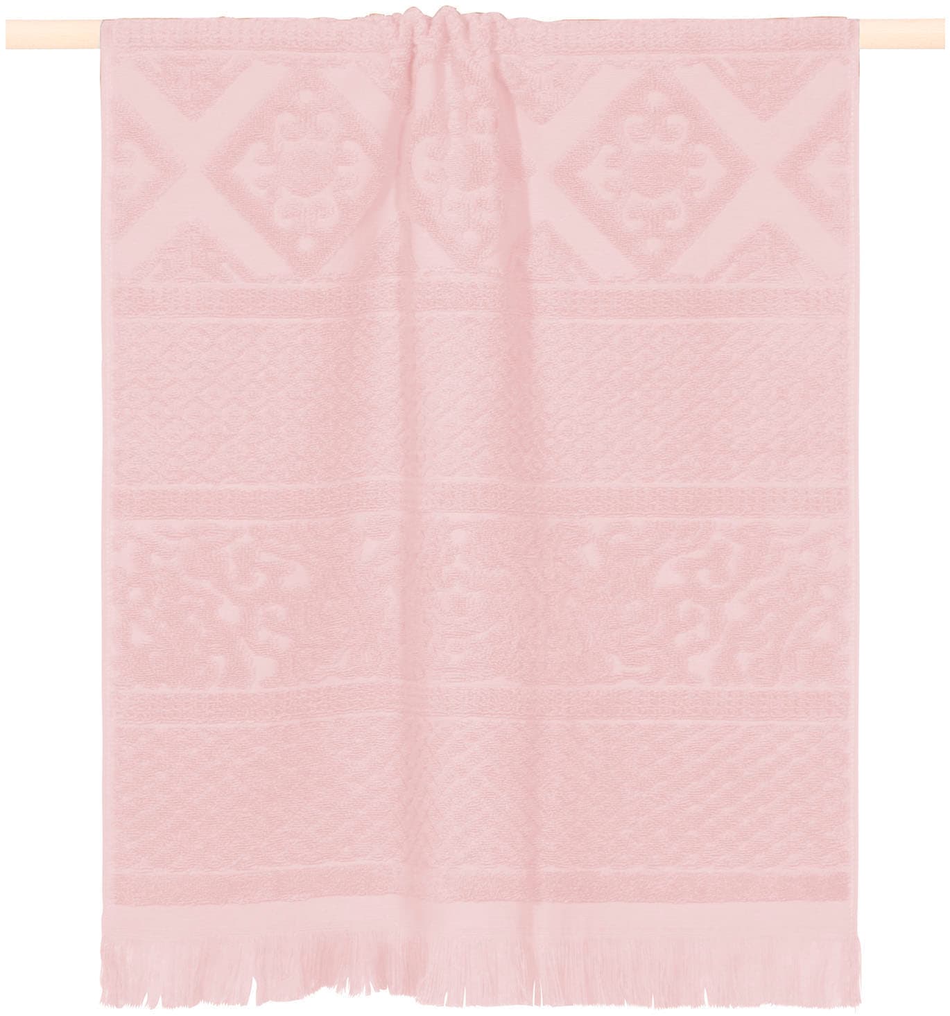 Strandtuch PAD, B:100cm L:180cm, pink, Frottee, Frottee, Handtücher, "Harlem", Made in Europe