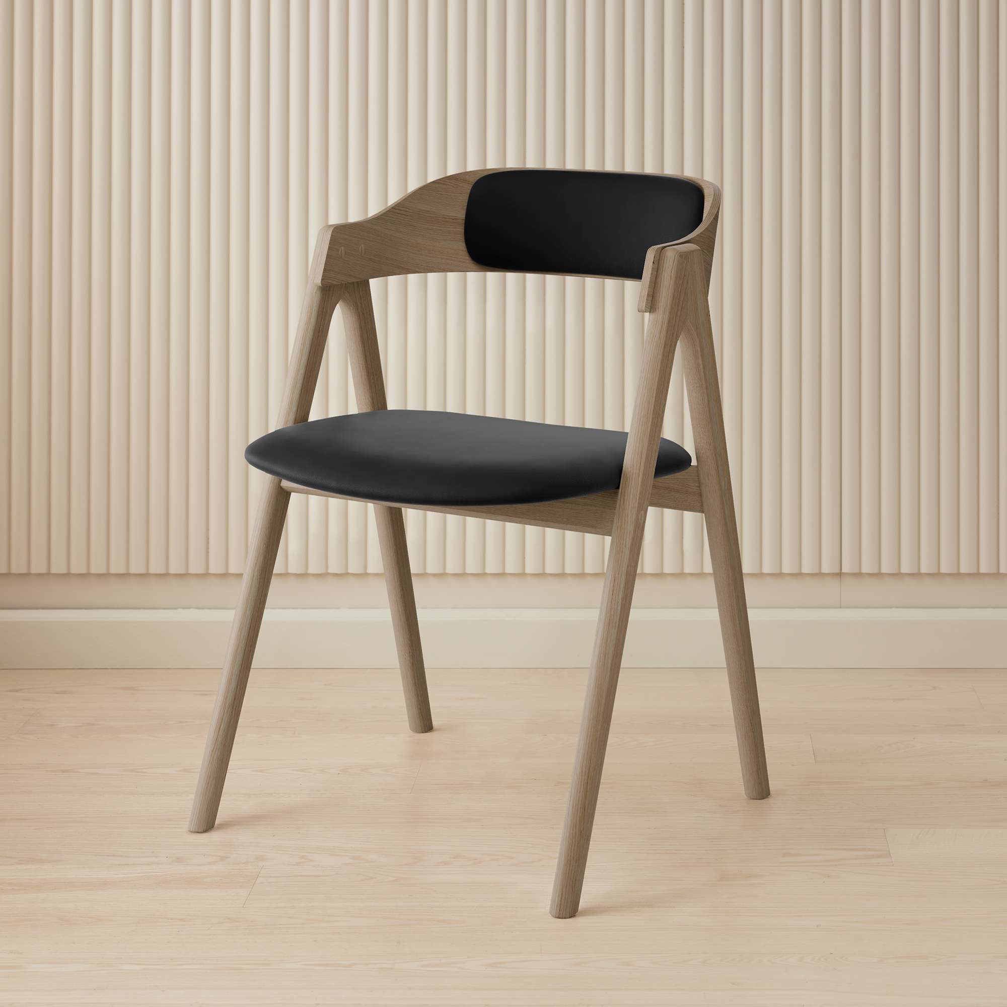Hammel Furniture Stuhl "Mette by Hammel" () 1 Stk.Massivholz, gepolsterte Sitz- & Rückenlehne, versch. Farbvarianten