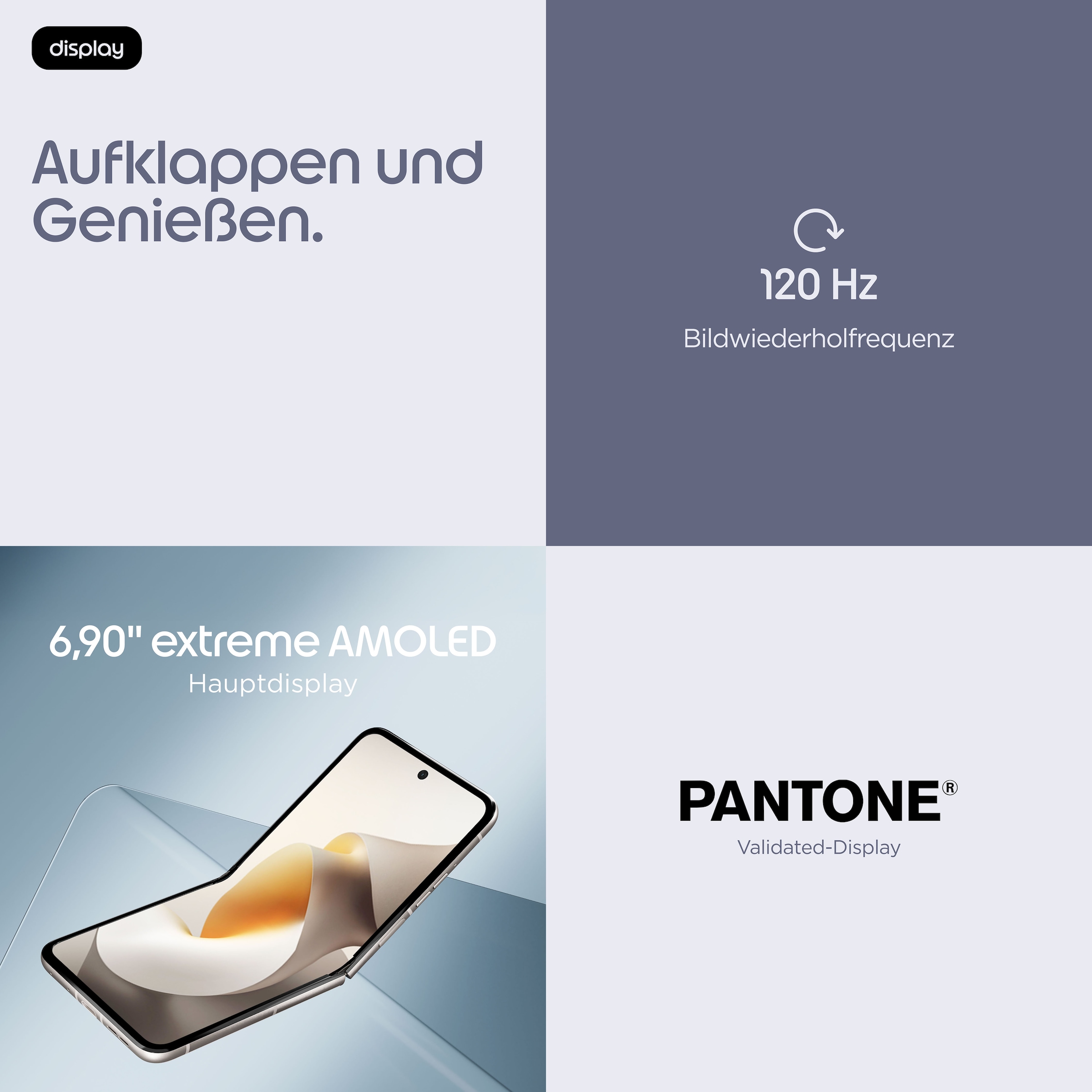Motorola Smartphone »razr 70« PANTONE® Bright White