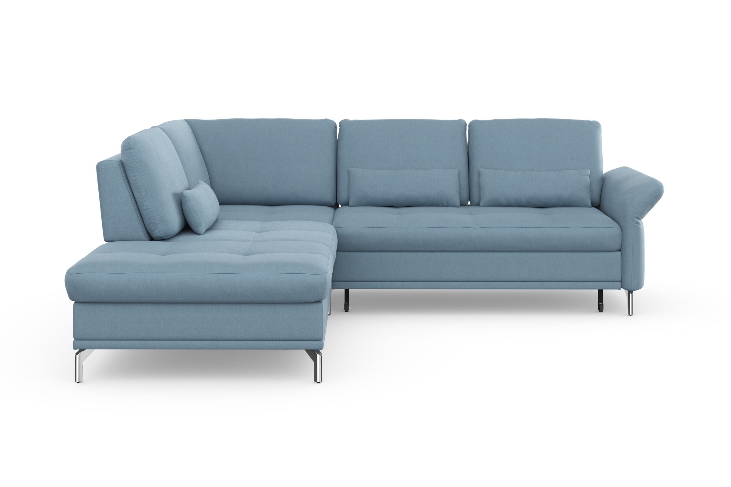 Home affaire Ecksofa "Palm Beach L-Form" Federkern, mit Sitztiefenverstellu günstig online kaufen