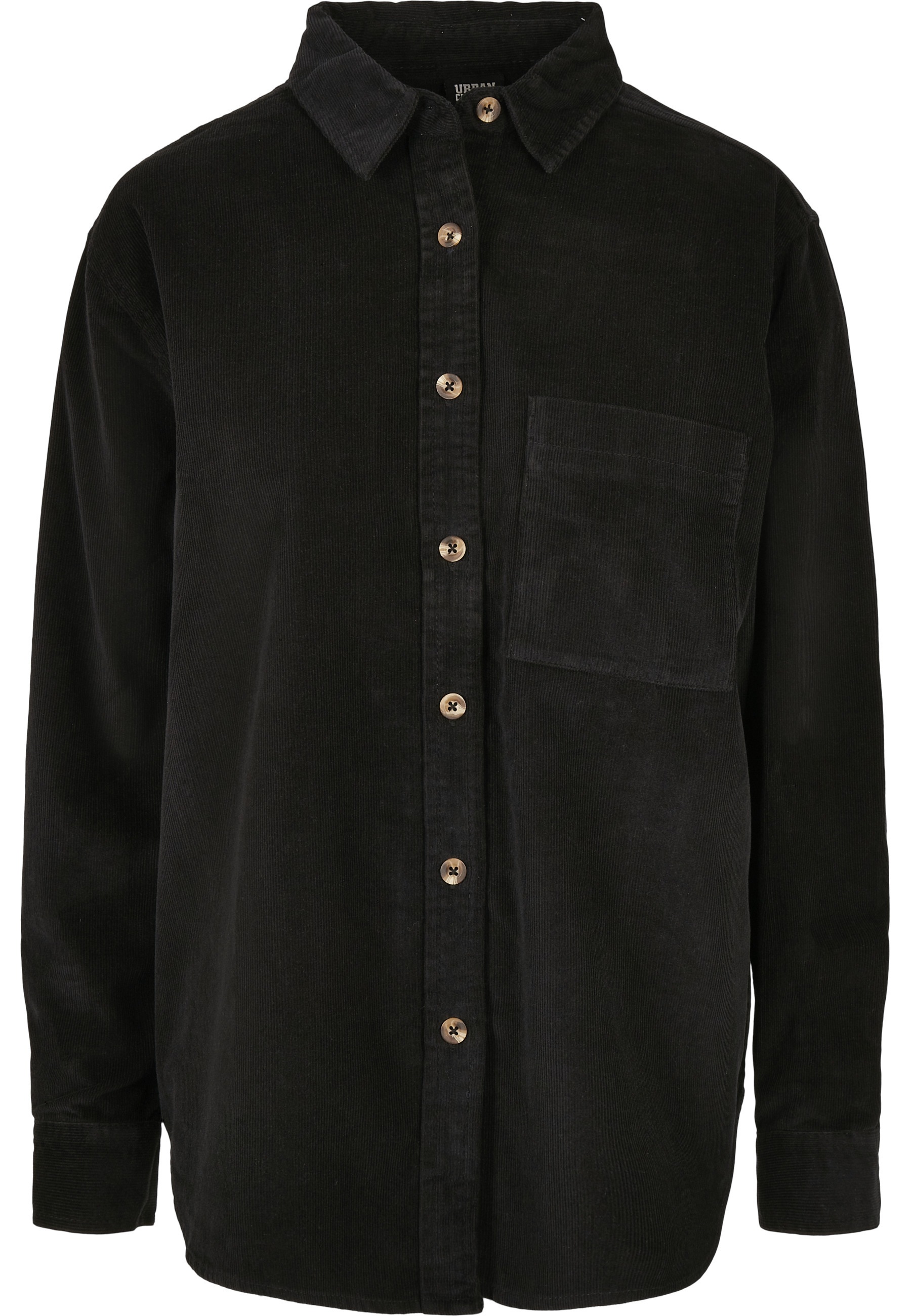 URBAN CLASSICS Kurzarmshirt "Urban Classics Damen Ladies Corduroy Oversized günstig online kaufen