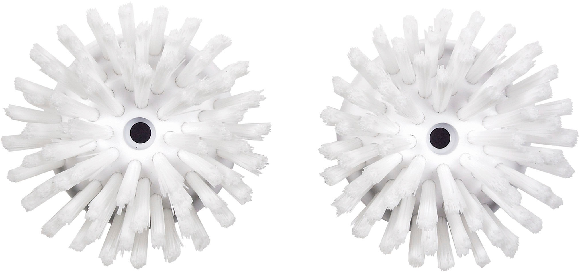 OXO Good Grips Reinigungsbürste Set 2 Stk. aus Kunststoff Ersatzbürste (Nachfüllung) für Handbürste mit Spülmitteldosierung
