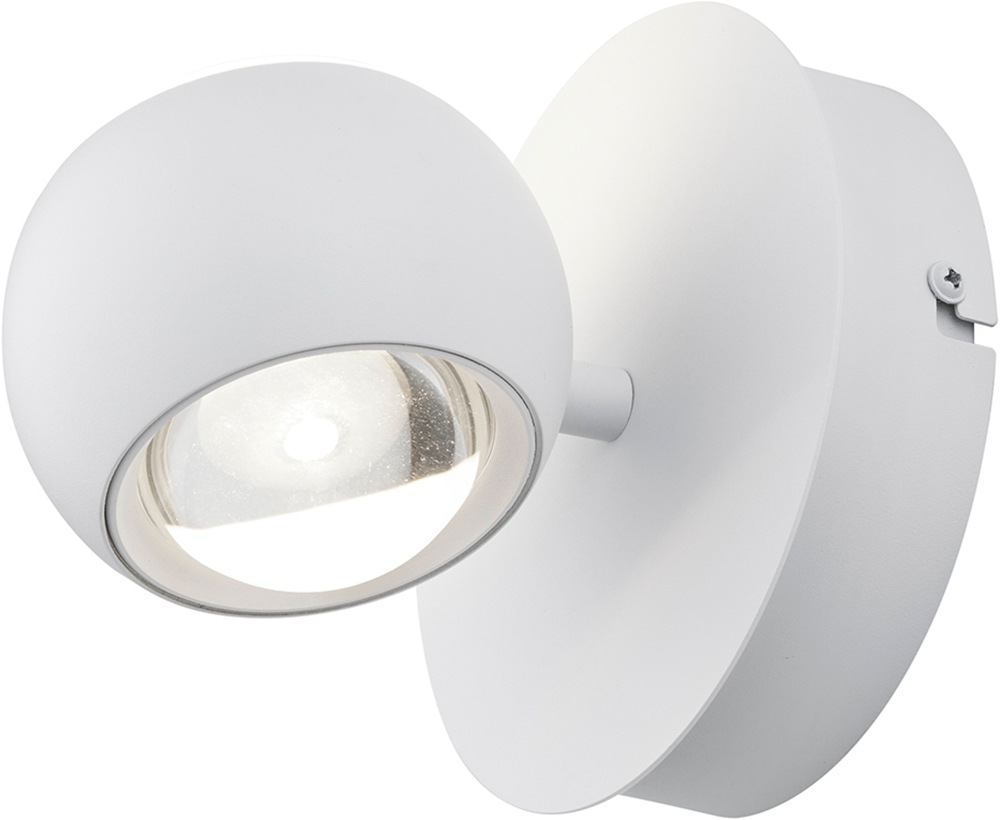 Musterring LED Wandleuchte »CANNON, 1-flammige LED Wandlampe 5W 500Lumen 2300-4000K CCT« LED-Board 1 Stk. Farbwechsler | warmweiß - kaltweiß mit Fernbedienung, schwenkbares up-and-down Licht dimmbar Memory