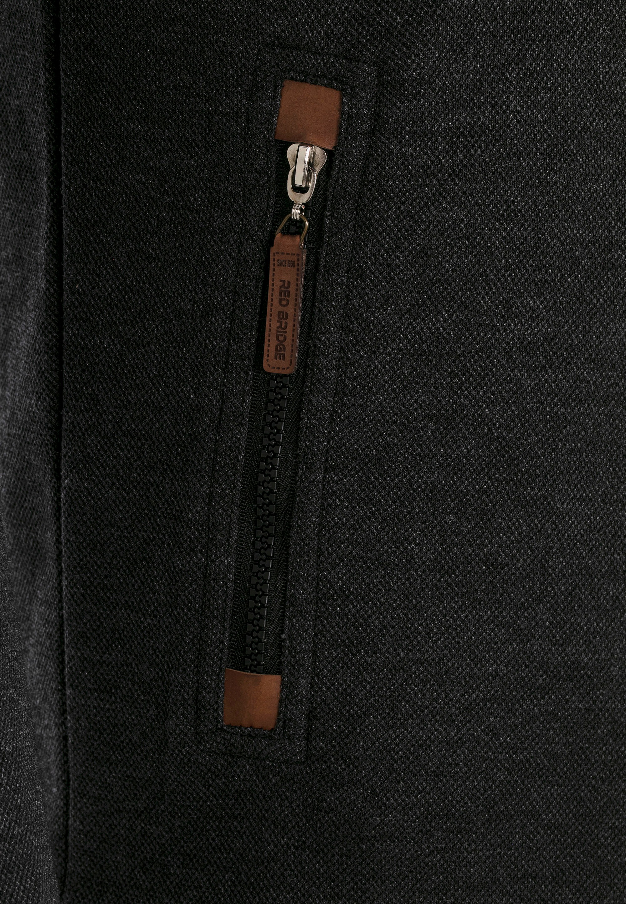 RedBridge Kapuzensweatshirt »Palm Bay«, mit dicken Kordeln und verschließbaren Reißverschlusstaschen
