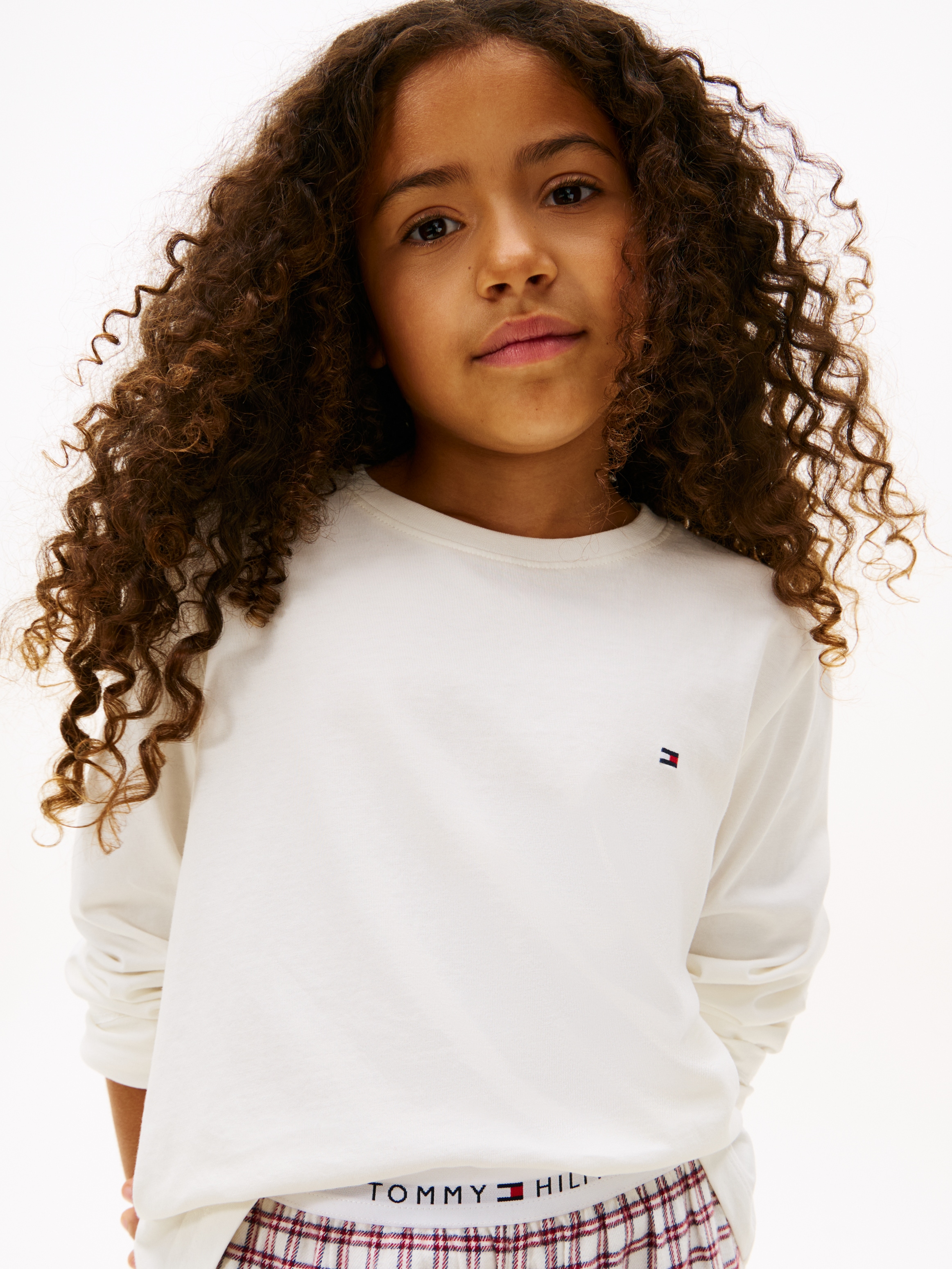 Tommy Hilfiger Underwear Schlafanzug »CUFFED PJAMA SET GIFTING«, Bündchen an Bein, normale Passorm