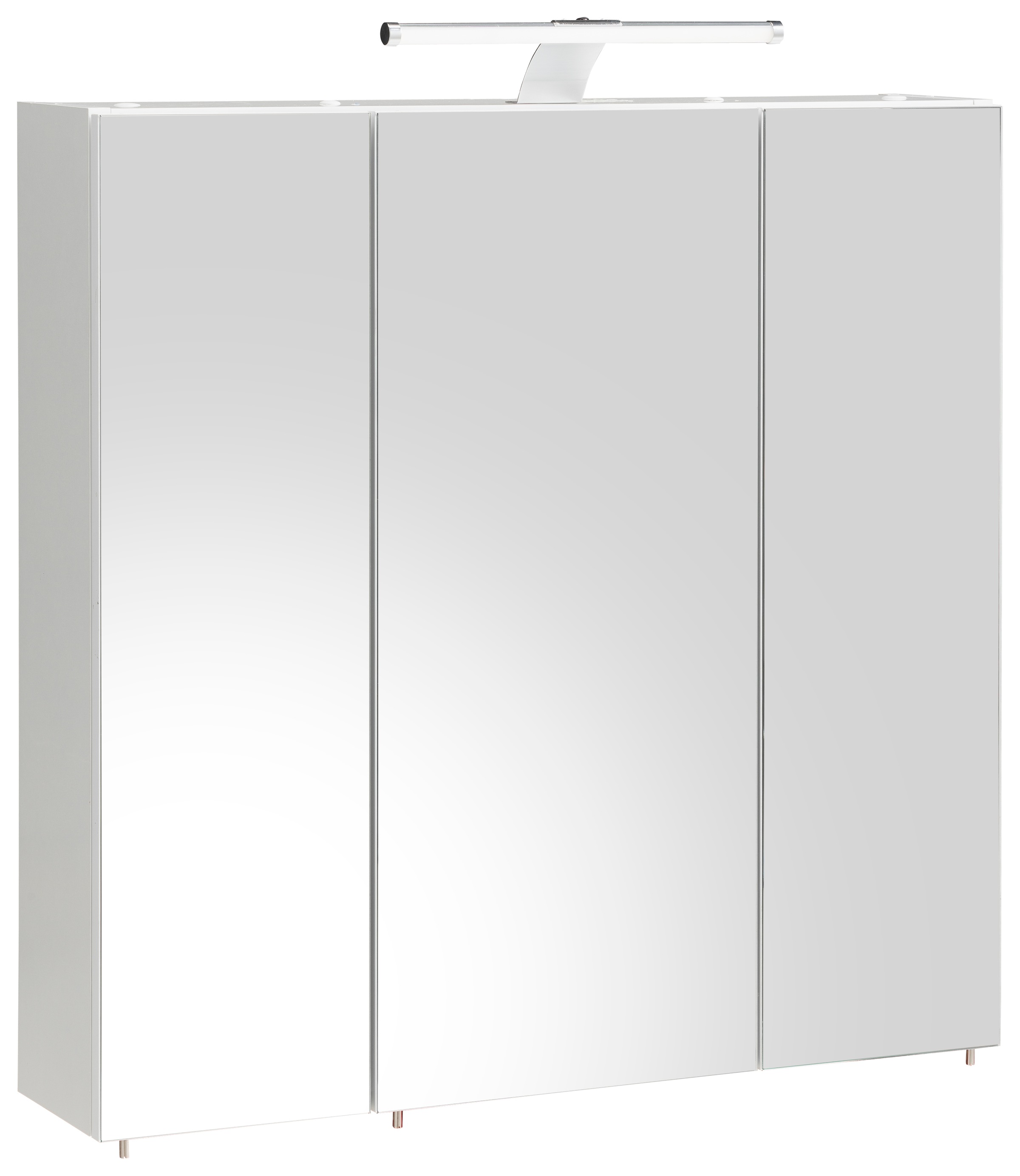 Schildmeyer Spiegelschrank "Roma", Breite 70 cm, 3-türig, LED-Beleuchtung, günstig online kaufen