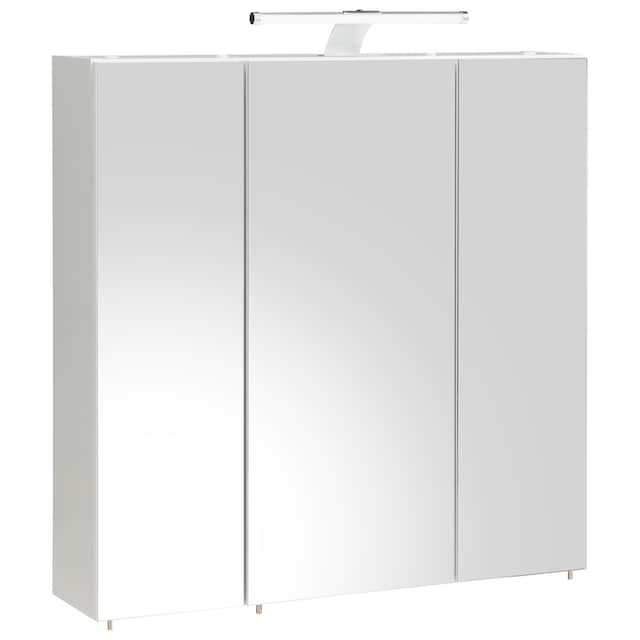 Schildmeyer Spiegelschrank »Roma«, Breite 70 cm, 3-türig, LED-Beleuchtung,  Schalter-/Steckdosenbox kaufen | BAUR