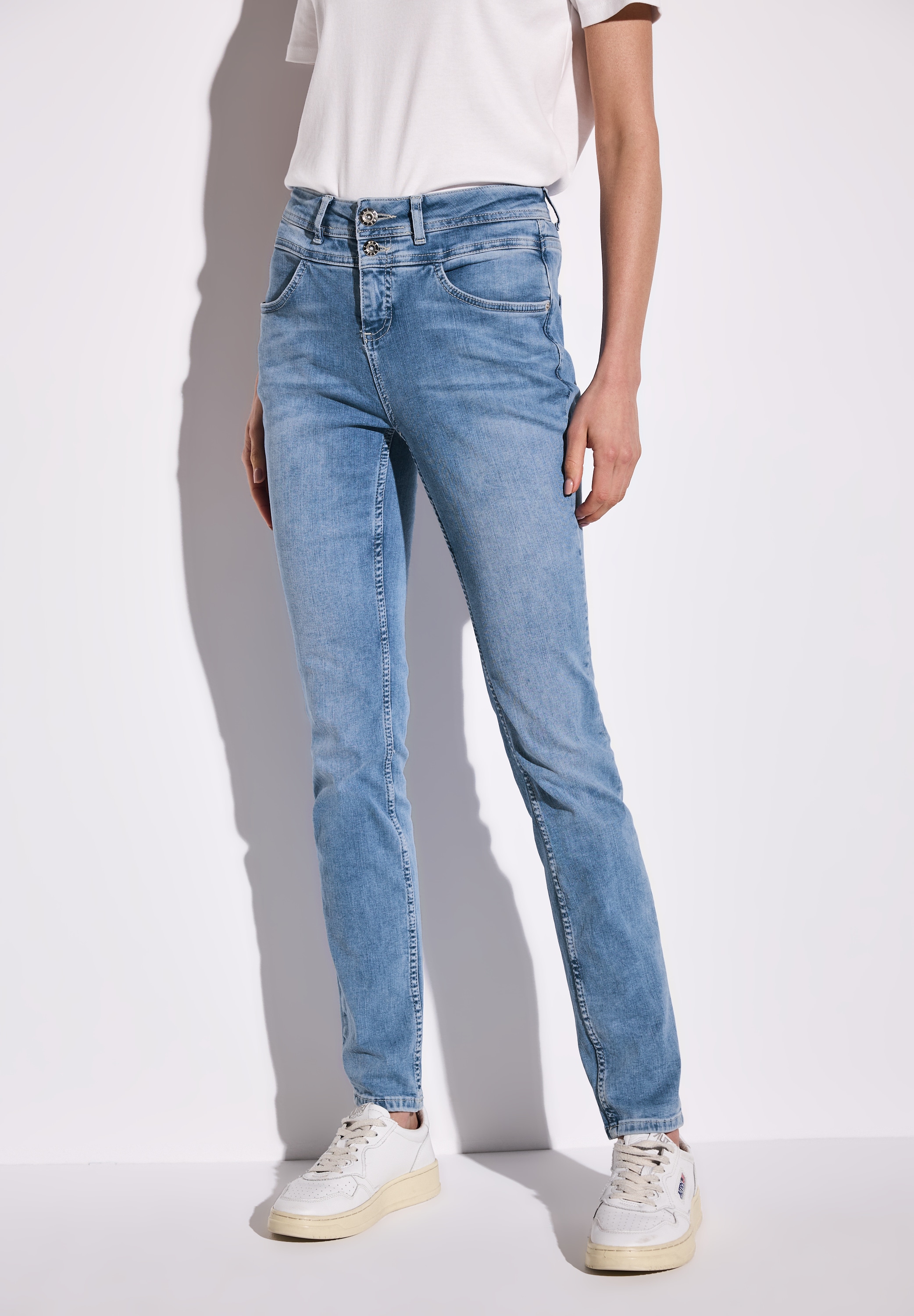 STREET ONE Comfort-fit-Jeans, High Waist
