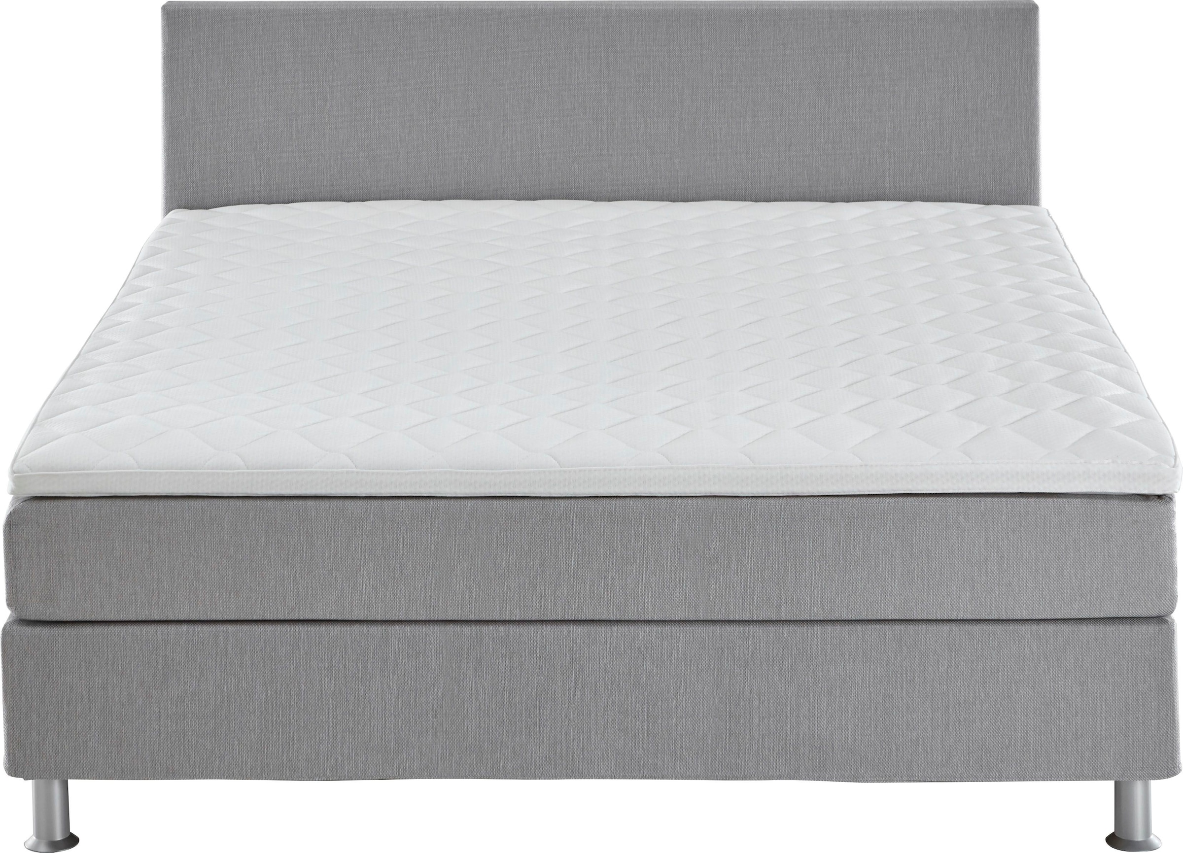 ATLANTIC home collection Boxbett »Edison«, inkl. Bonnellfederkern-Matratze und Topper