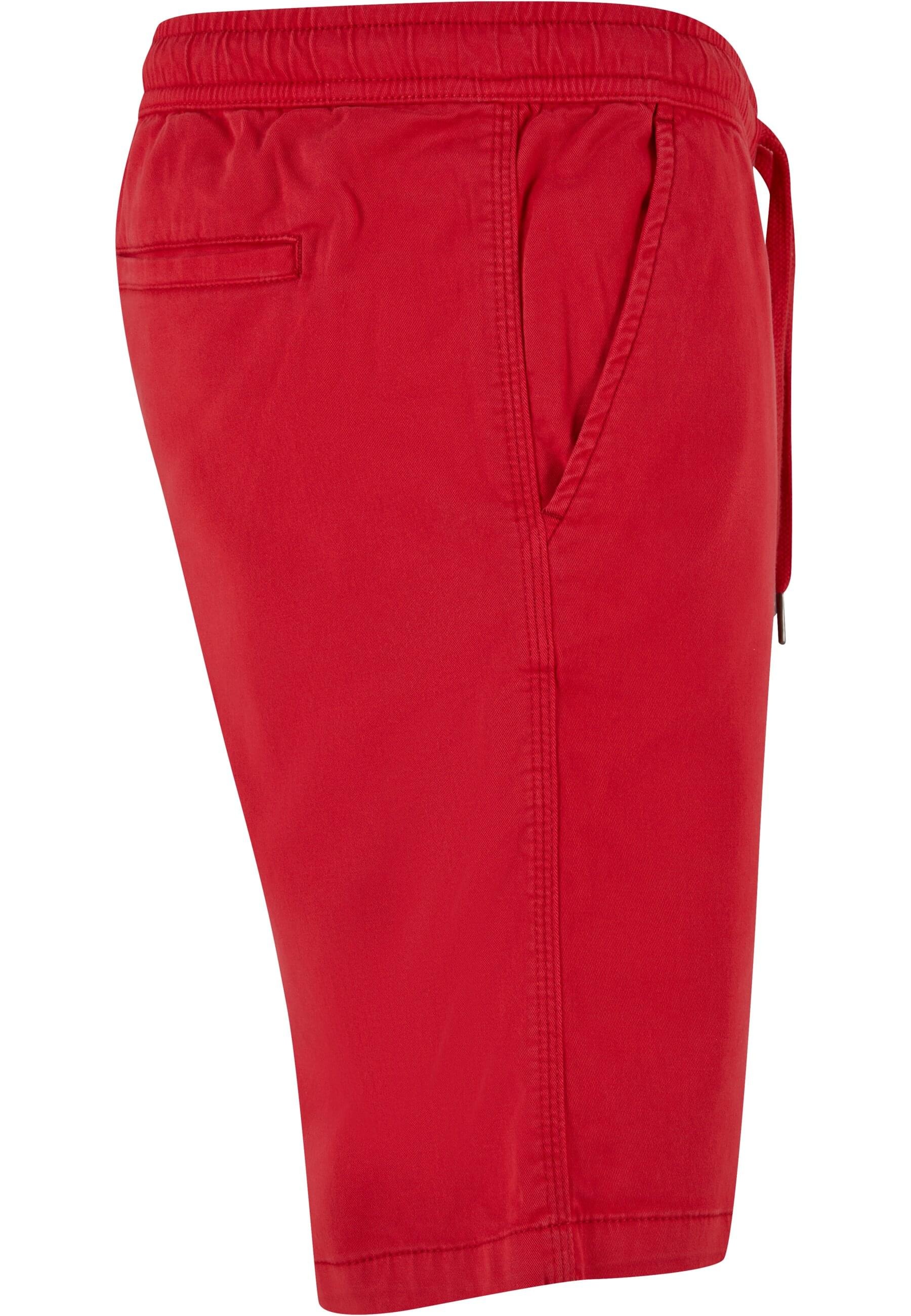 URBAN CLASSICS Stoffhose »Urban Classics Herren Stretch Twill Joggshorts«, (1 tlg.)