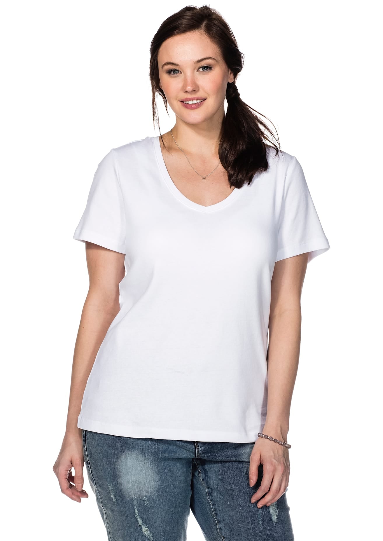 Sheego T-Shirt "T-Shirt", (1 tlg.) günstig online kaufen