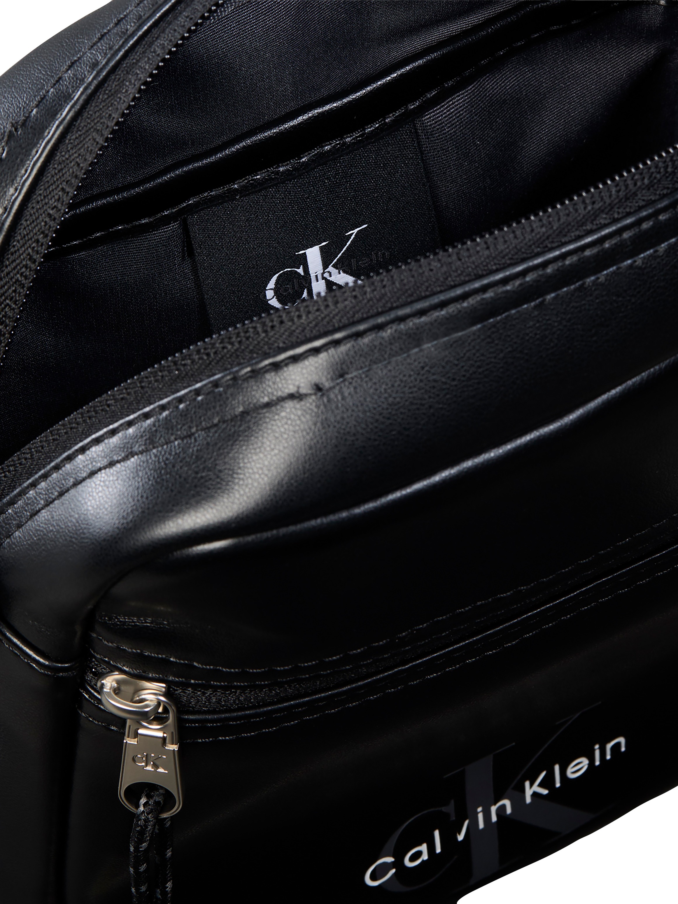 Calvin Klein Umhängetasche »BOLD LOGO WEBBING REPORTER« Schultertasche, Herren Body Bag mit Reißverschluss
