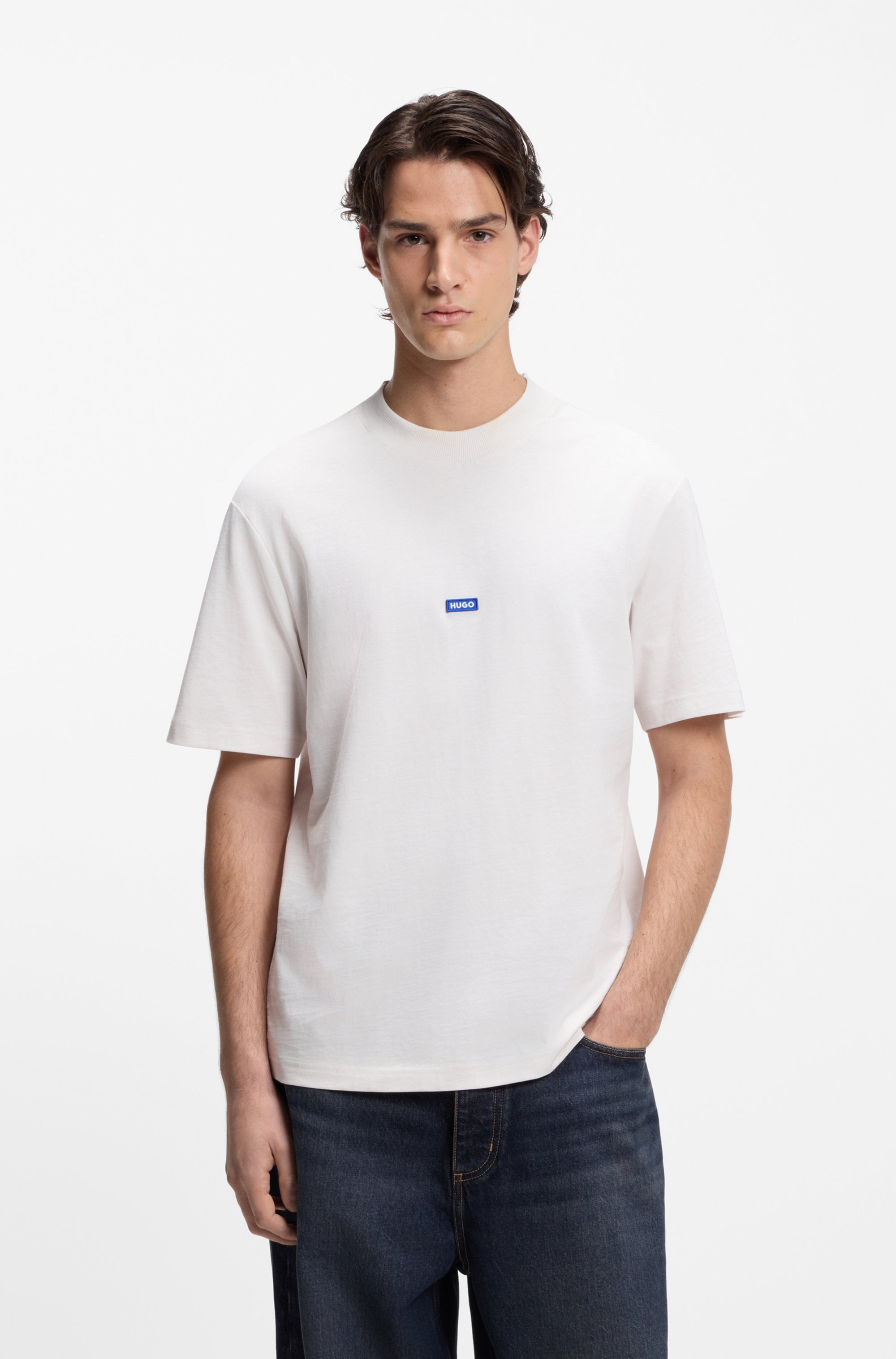 HUGO 1100000002199 "Nieros" mit Logo-Patch