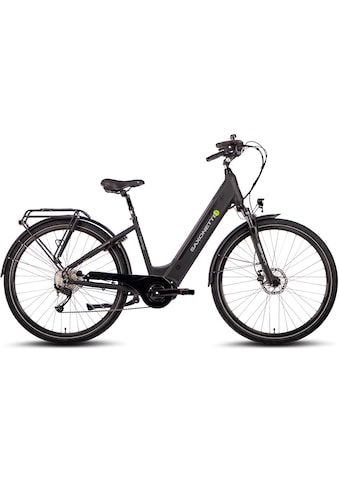 E-Bike »SAXONETTE Deluxe Sport (Trapez)«, 9 Gang, Shimano, Alivio, Mittelmotor 250 W