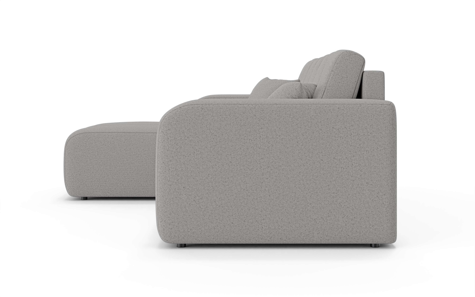 INOSIGN Ecksofa »CASSY L-Form, Schlafsofa mit Bettkasten, Maße B/T/H: 245/165/88 cm«, mit 2 Rückenkissen, Recamiere rechts oder links bestellbar