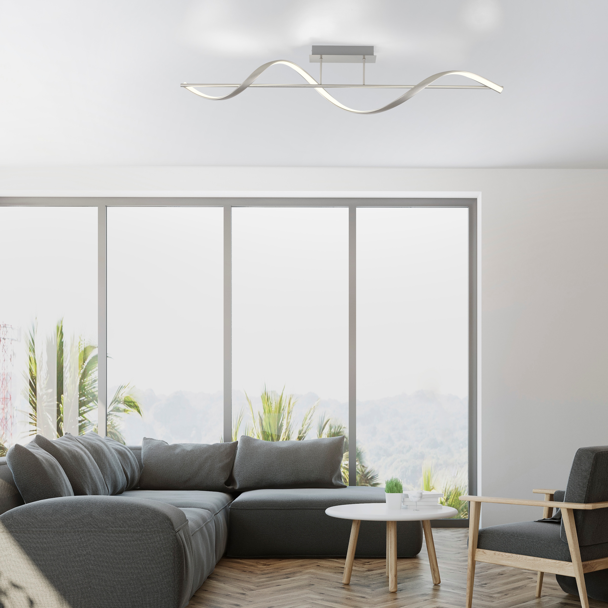 Neuhaus Q SMART HOME LIGHTS LED Deckenleuchte »Q-SWING« LED-Board 1 Stk. warmweiß - kaltweiß