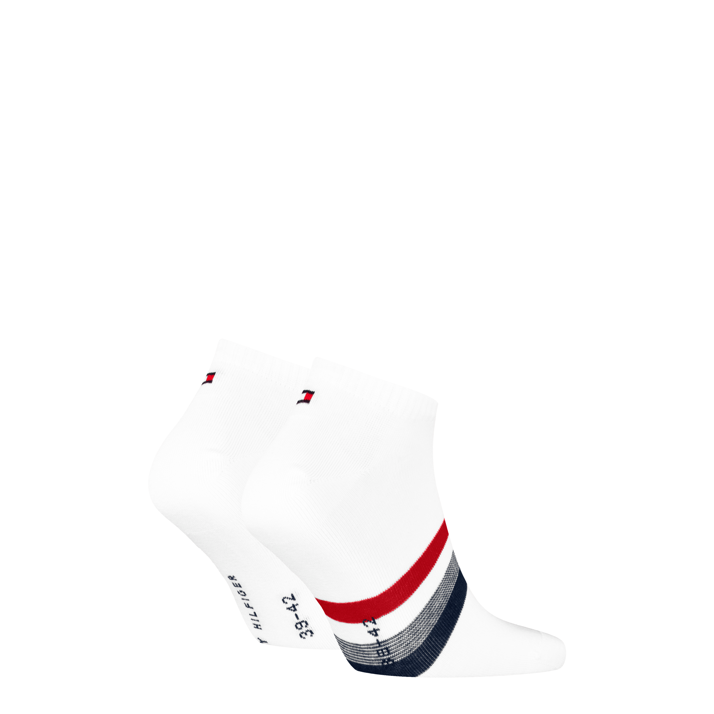 Tommy Hilfiger Sneakersocken »TH MEN SNEAKER 2P HILFIGER TAB«, (2 Paar), Atmungsaktiv, Markenlogo