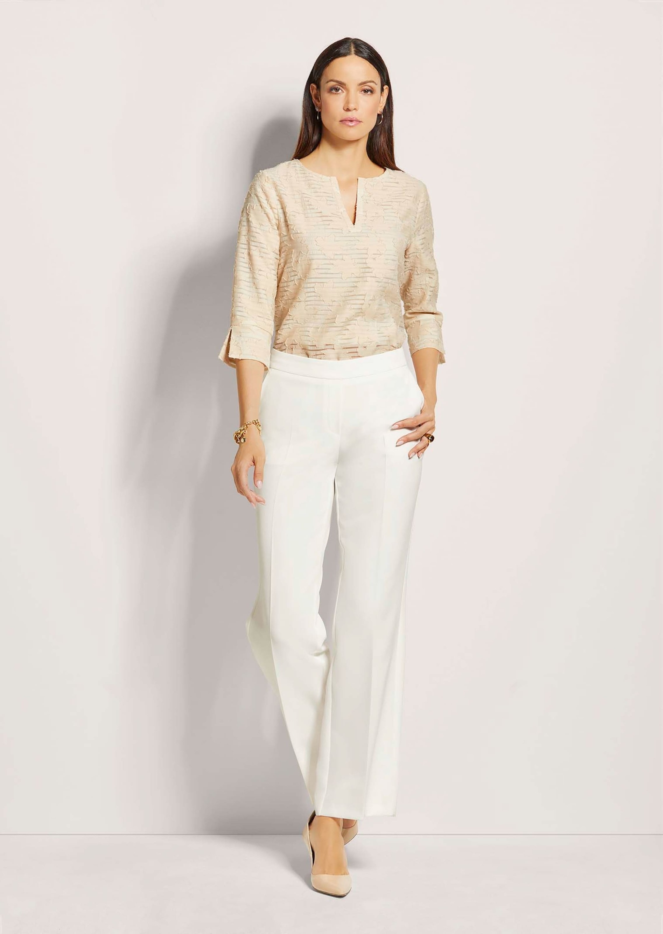 MADELEINE Stoffhose "Schlupfhose Elegante Damenhose mit Bügelfalten" günstig online kaufen