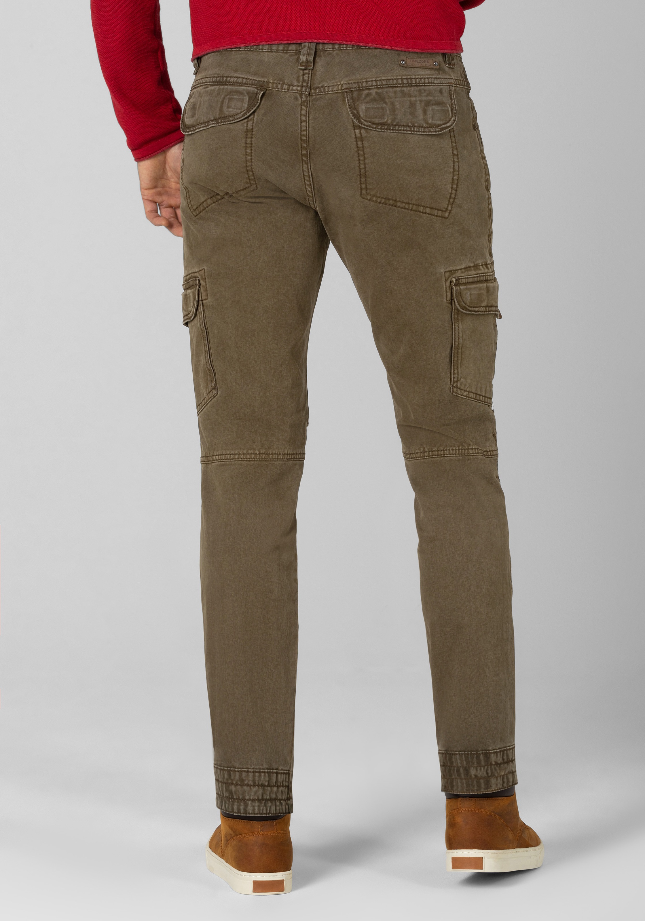 TIMEZONE Herren Cargo Hose BenTZ - Regular Fit - Schwarz - Caviar Black günstig online kaufen