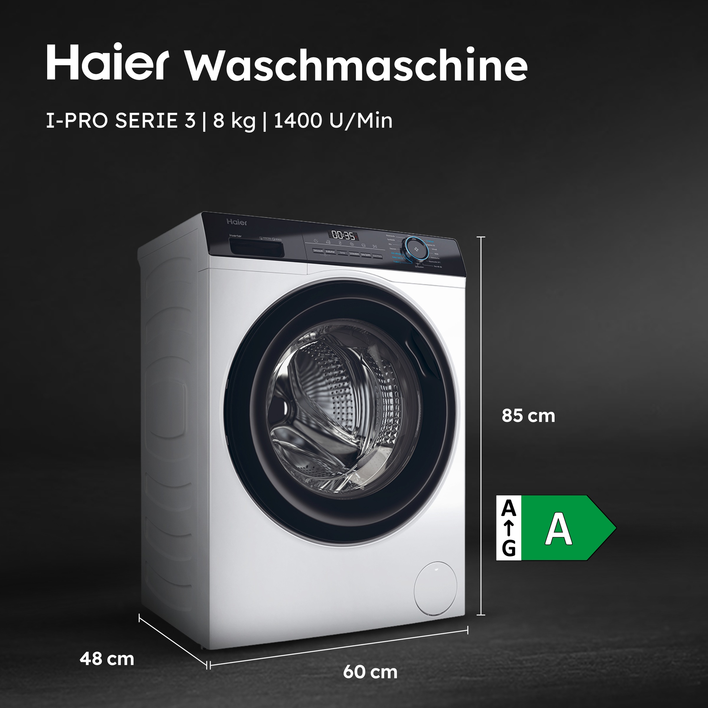 Haier Waschmaschine "HW81-NBP14939" 8 kg 1400 U/min Das Hygiene-Plus: Selbs günstig online kaufen