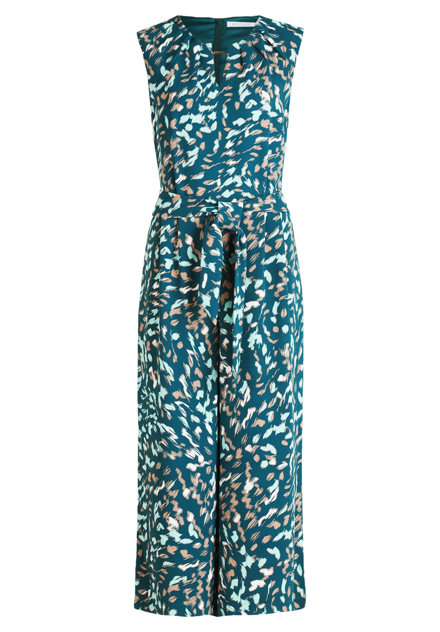 Betty&Co Overall "Betty & Co Damen Jumpsuit ohne Arm", (1 tlg.), Falten günstig online kaufen