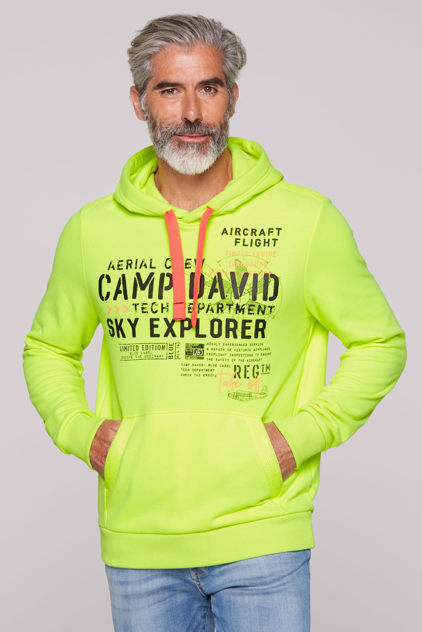 CAMP DAVID Kapuzensweatshirt, mit Baumwolle günstig online kaufen