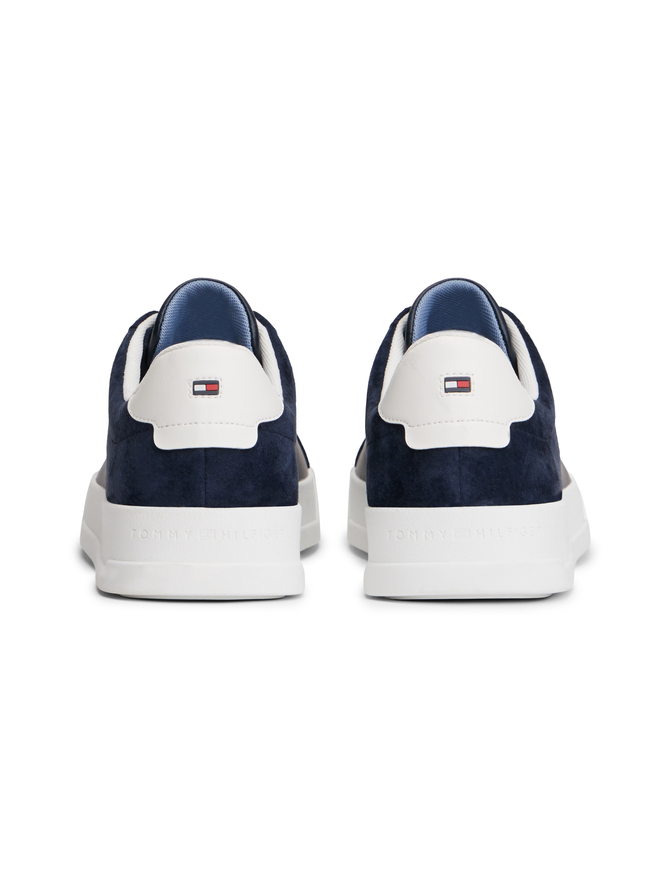 Thumbnail - Tommy Hilfiger Sneaker "TH COURT MIX NUBUCK", Freizeitschuh, Halbschuh, Schnürer mit zwei Logoschriftzügen