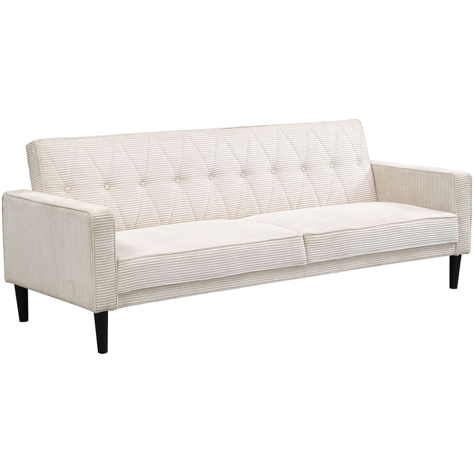 Dorel Home 3-Sitzer »Avon«, Schlafsofa 213cm, Bettfunktion (110/190cm), trendiger Cord o. Webstoff