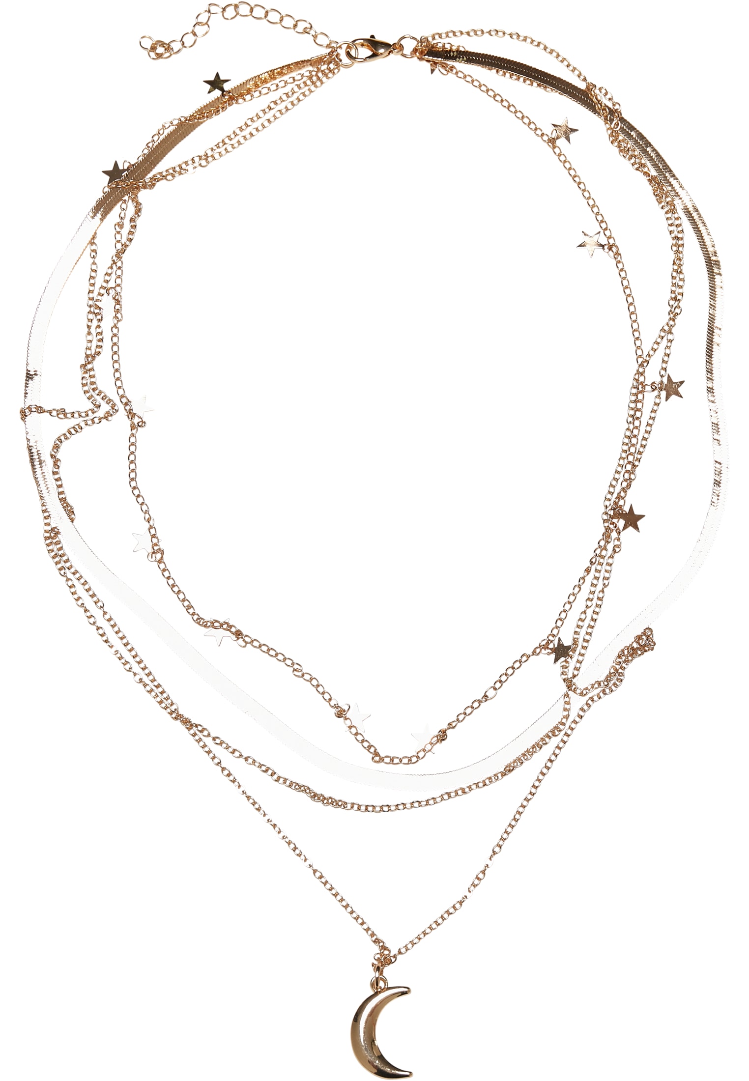 URBAN CLASSICS Schmuckset »Accessoires Stars Layering Necklace«, (1 tlg.) |  BAUR