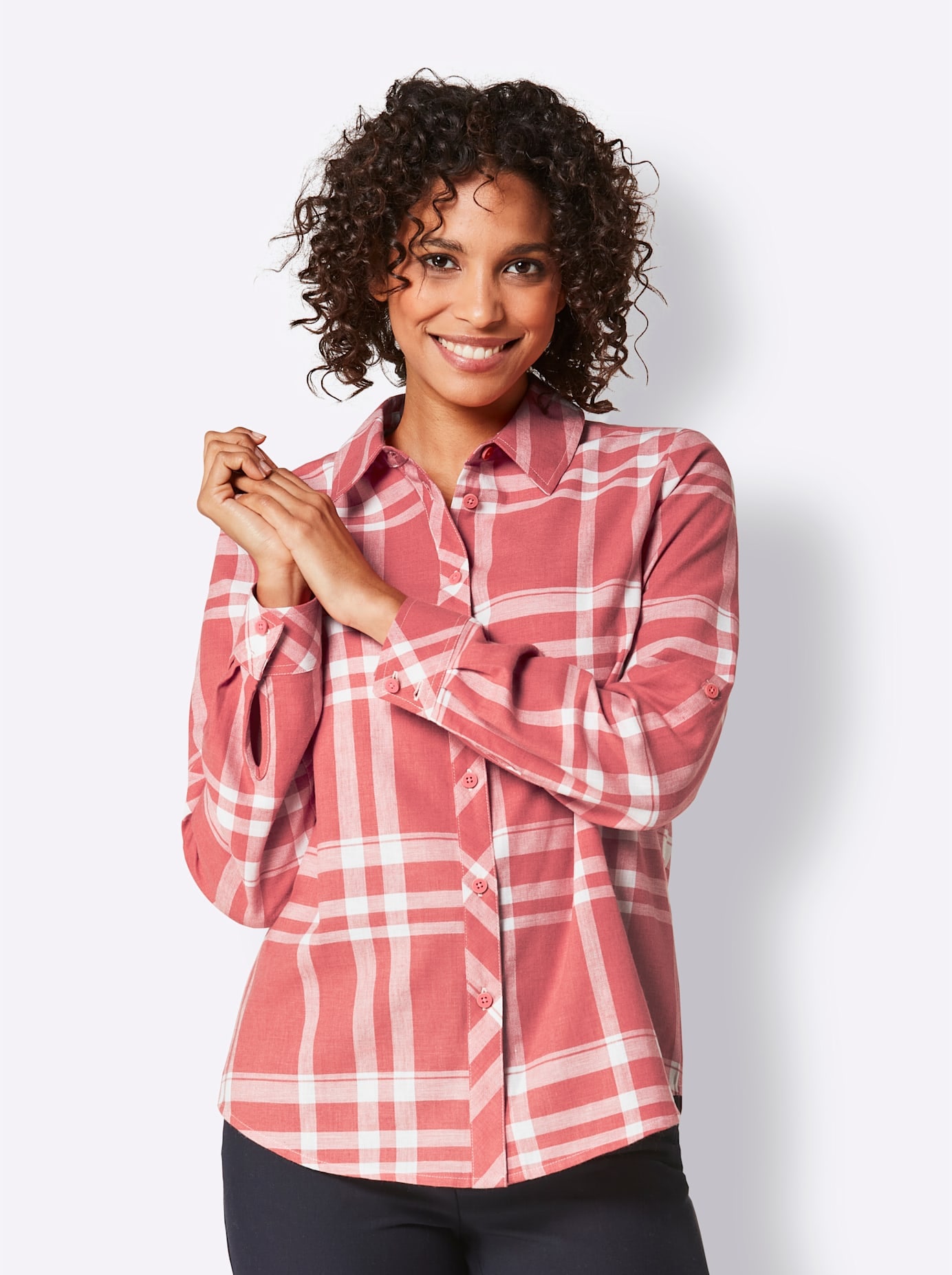 CREATION L PREMIUM Flanellbluse günstig online kaufen