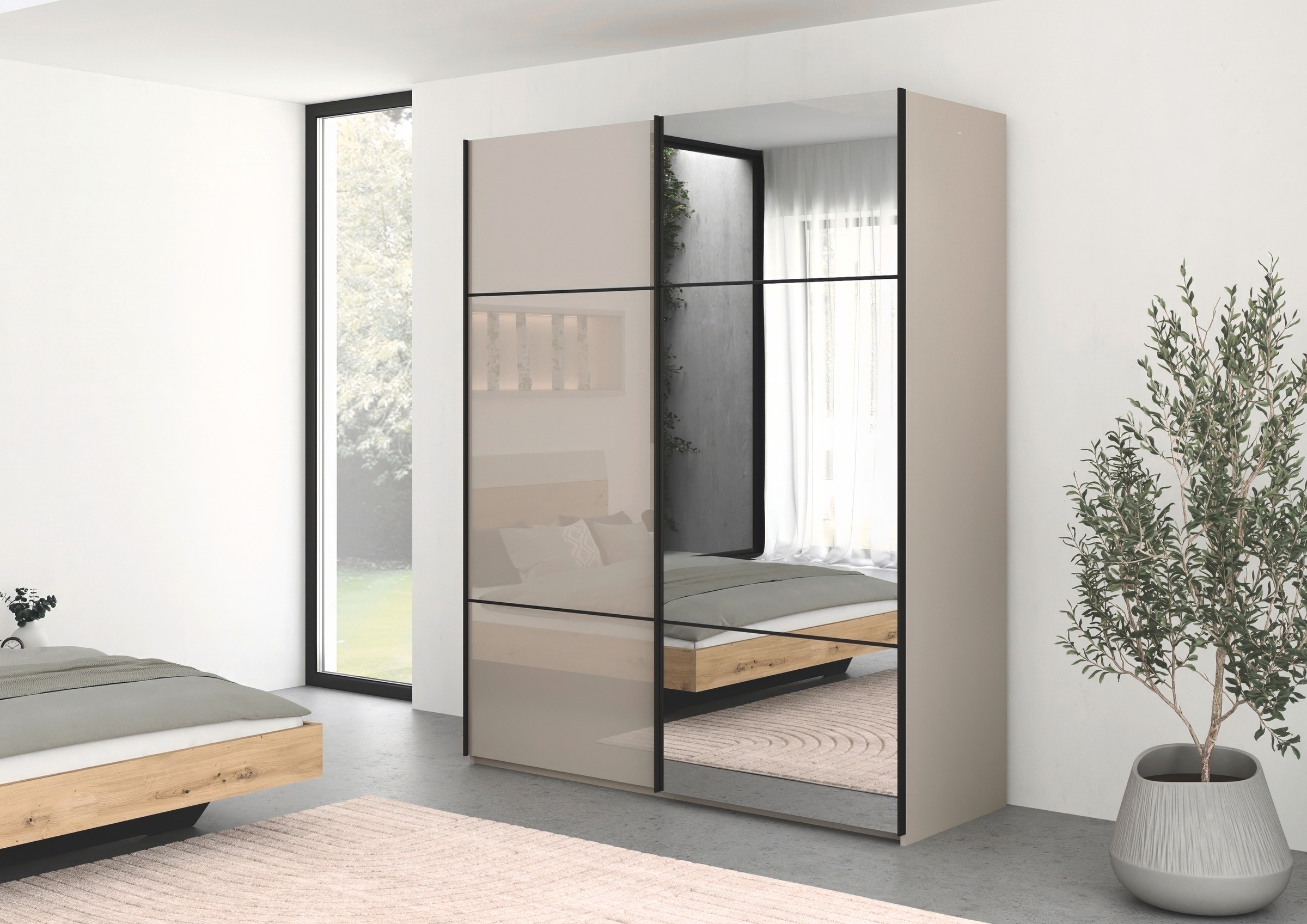 rauch Schwebetürenschrank "Kleiderschrank Schrank Garderobe Schlafzimmersch günstig online kaufen