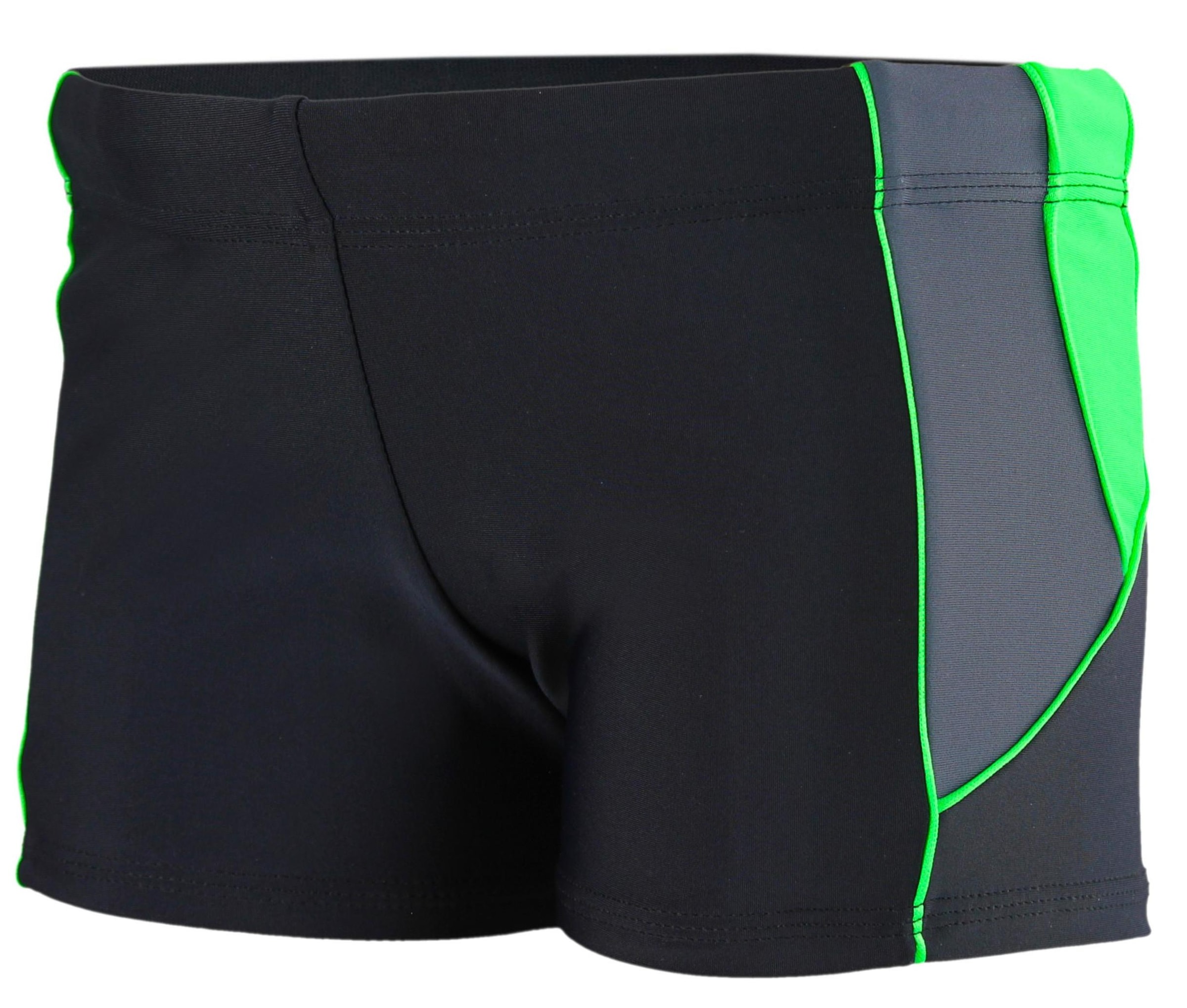 AQUARTI Herren Badehose "Badehose Aquarti Herren Badehose Kurz mit Kontrastpaspel", grün, Gr. XXXL, Obermaterial: 80% Polyamid PA. 20% Elasthan EL.,