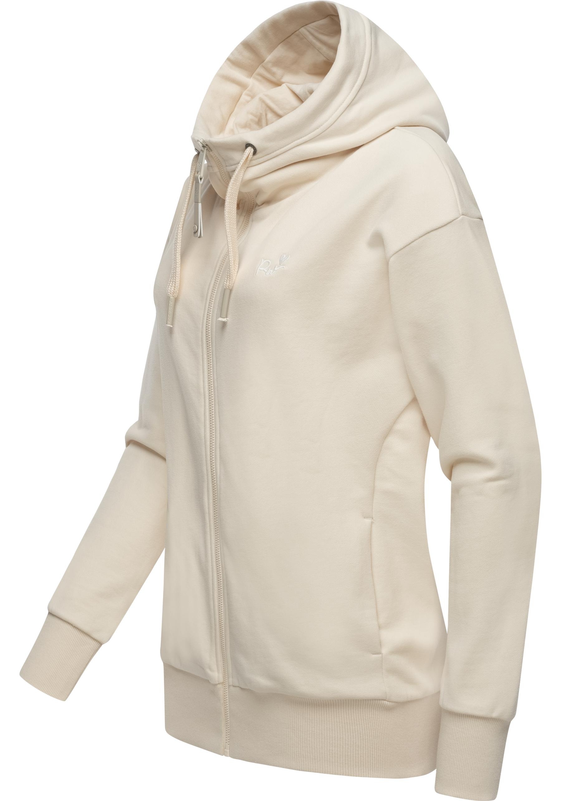Ragwear Kapuzensweatjacke "Yodis Zip", weicher Damen Zip-Hoodie mit Kapuze günstig online kaufen