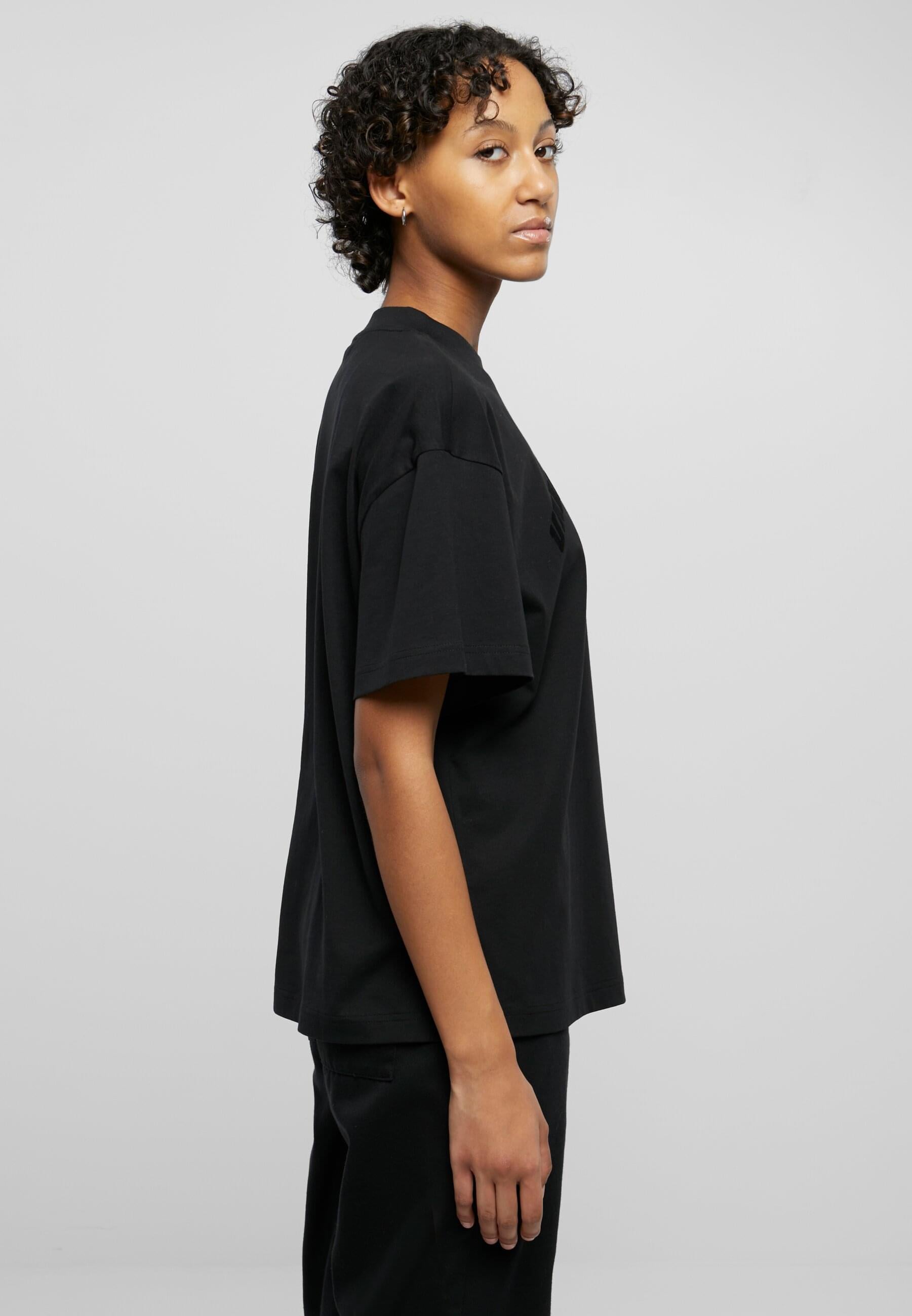 URBAN CLASSICS T-Shirt »Urban Classics Damen Ladies Oversized Flock Tee«, (1 tlg.)