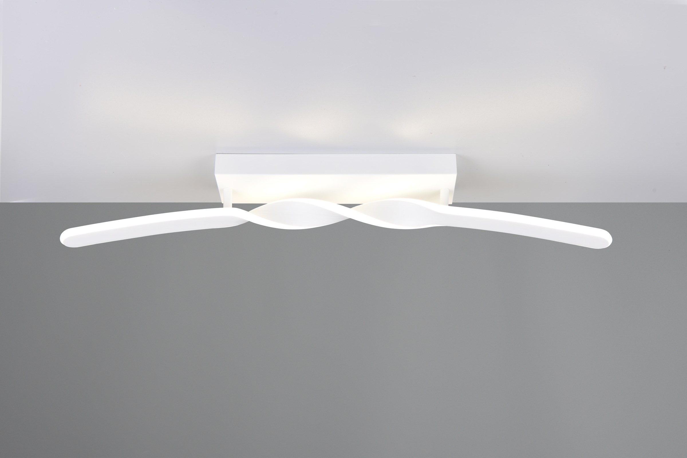 REALITY Leuchten LED Deckenleuchte »GINKO, LED Deckenlampe 18W 2100 Lumen 4000K kaltweiß, Schlafzimmer«, 1 flammig, Leuchtmittel LED-Board | LED fest integriert, als Wandlampe oder Deckenlampe montierbar, Breite 79 cm Höhe 12,5cm