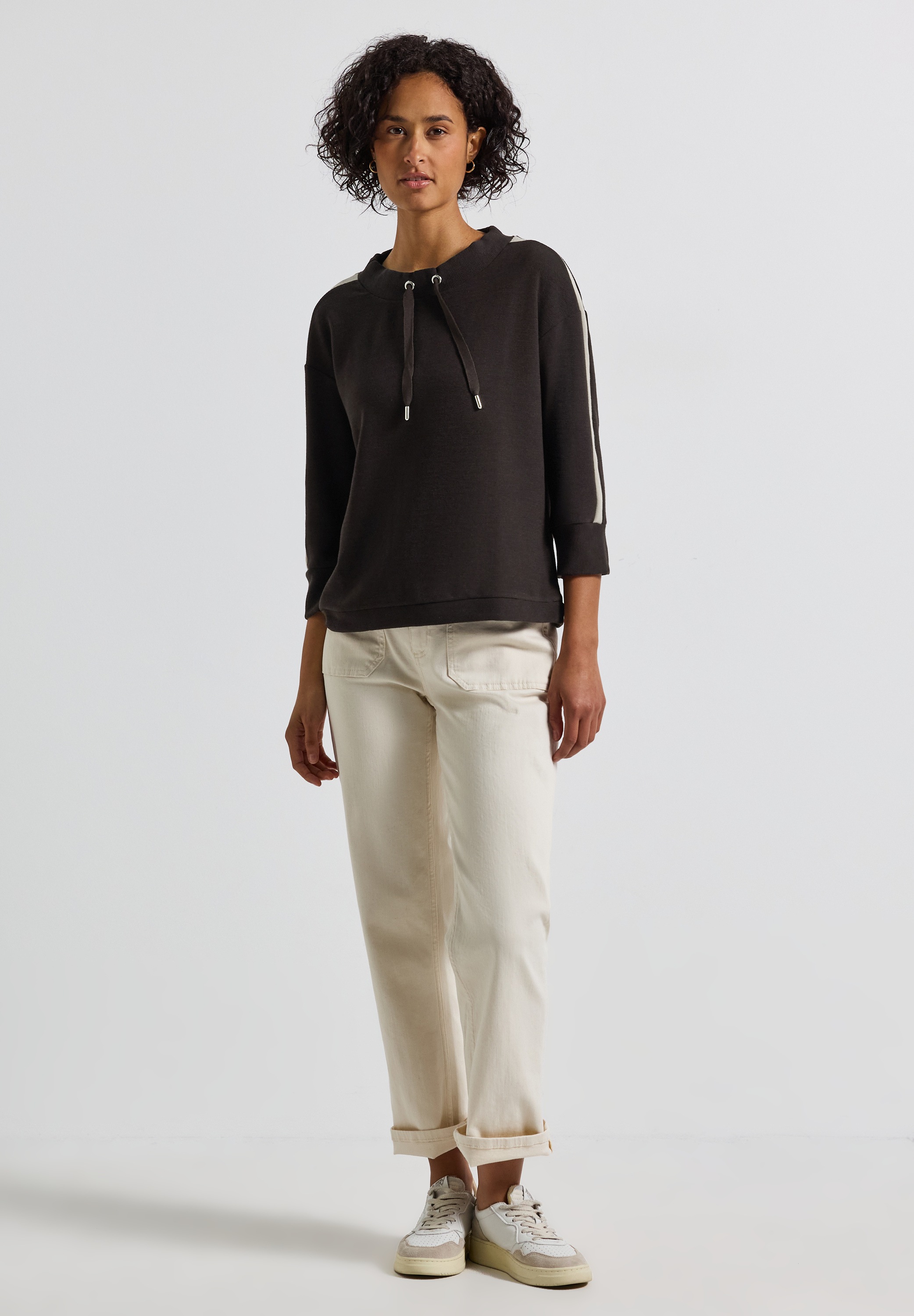 Thumbnail - STREET ONE 3/4-Arm-Shirt mit U-Boot-Ausschnitt