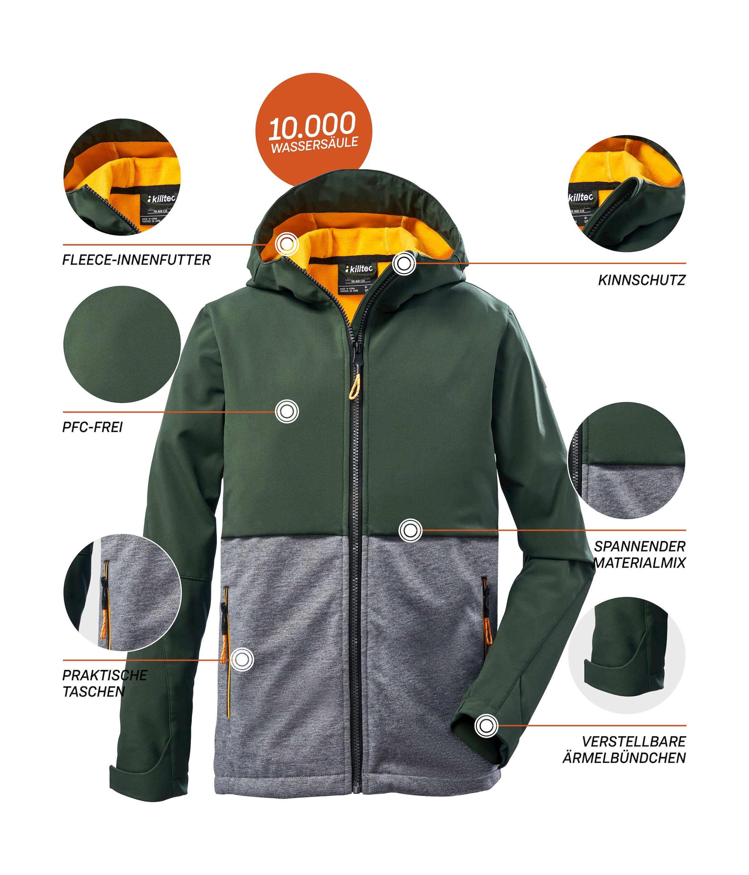Killtec Softshelljacke »KOW 30 BYS SFTSHLL JCKT«