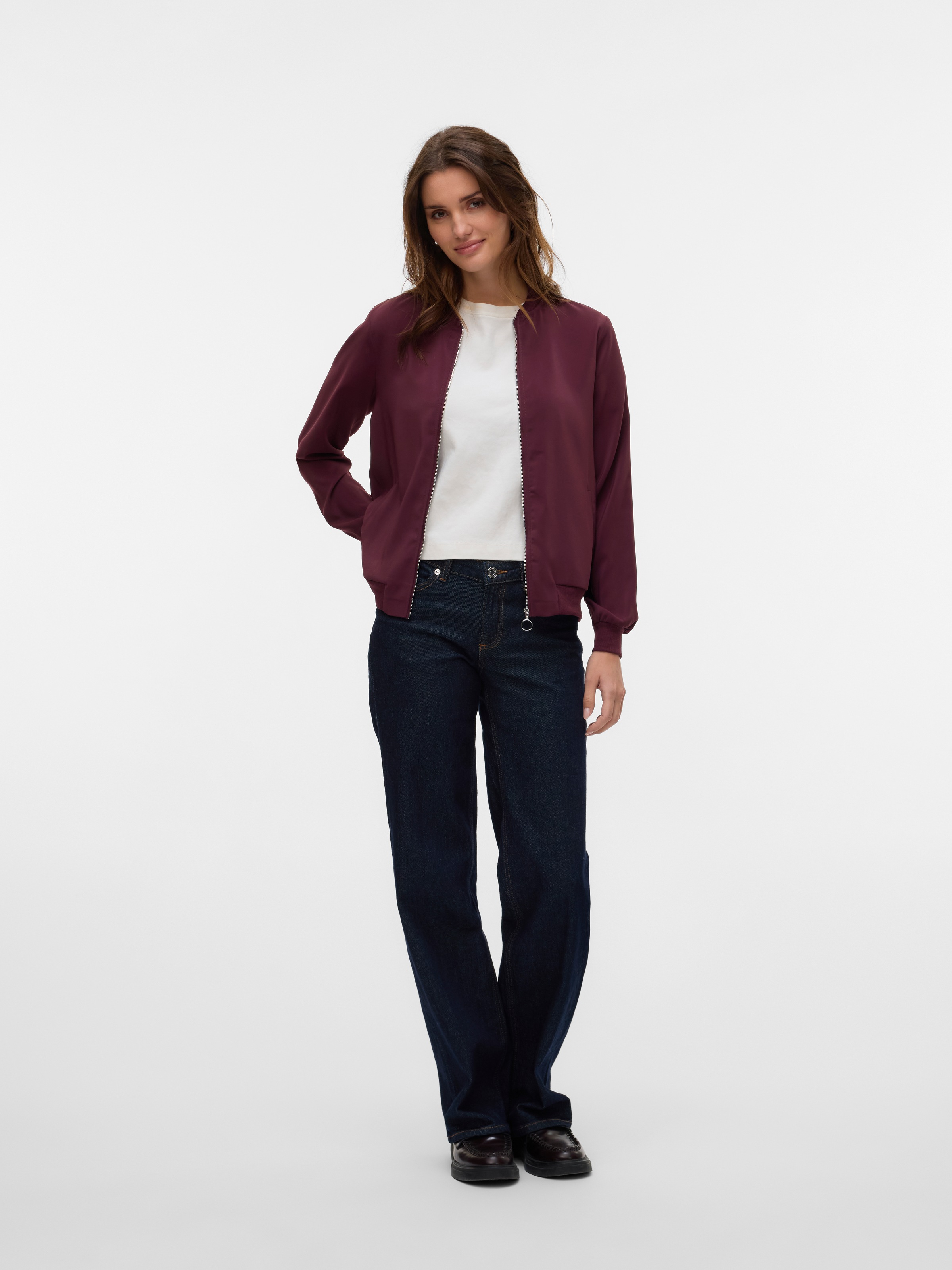 Vero Moda Bomberjacke »VMCOCO L/S BOMBER«, in modisch kurzer Form