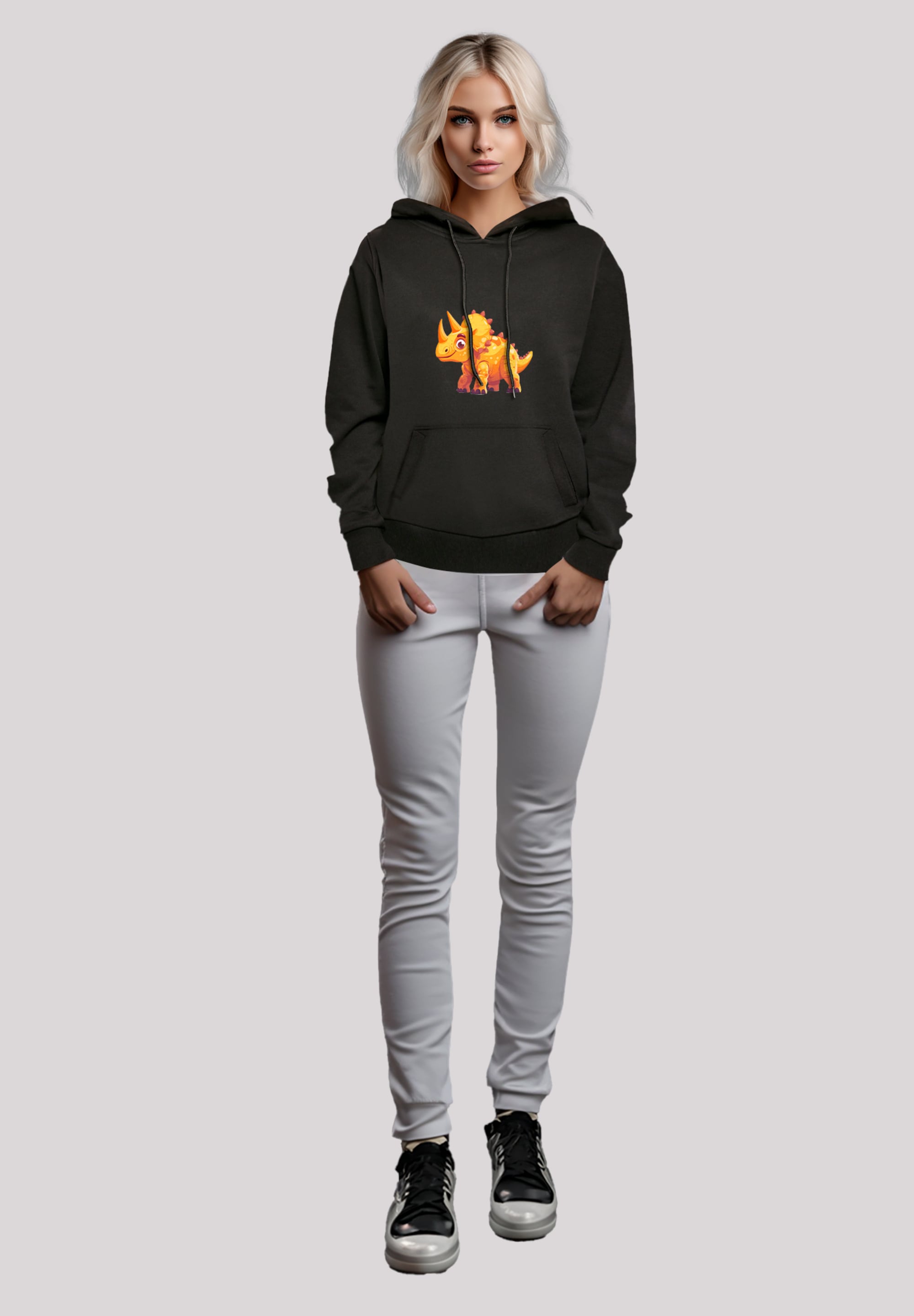 F4NT4STIC Kapuzenpullover »Süßer Triceratops Dinosaurier«, Premium Qualität