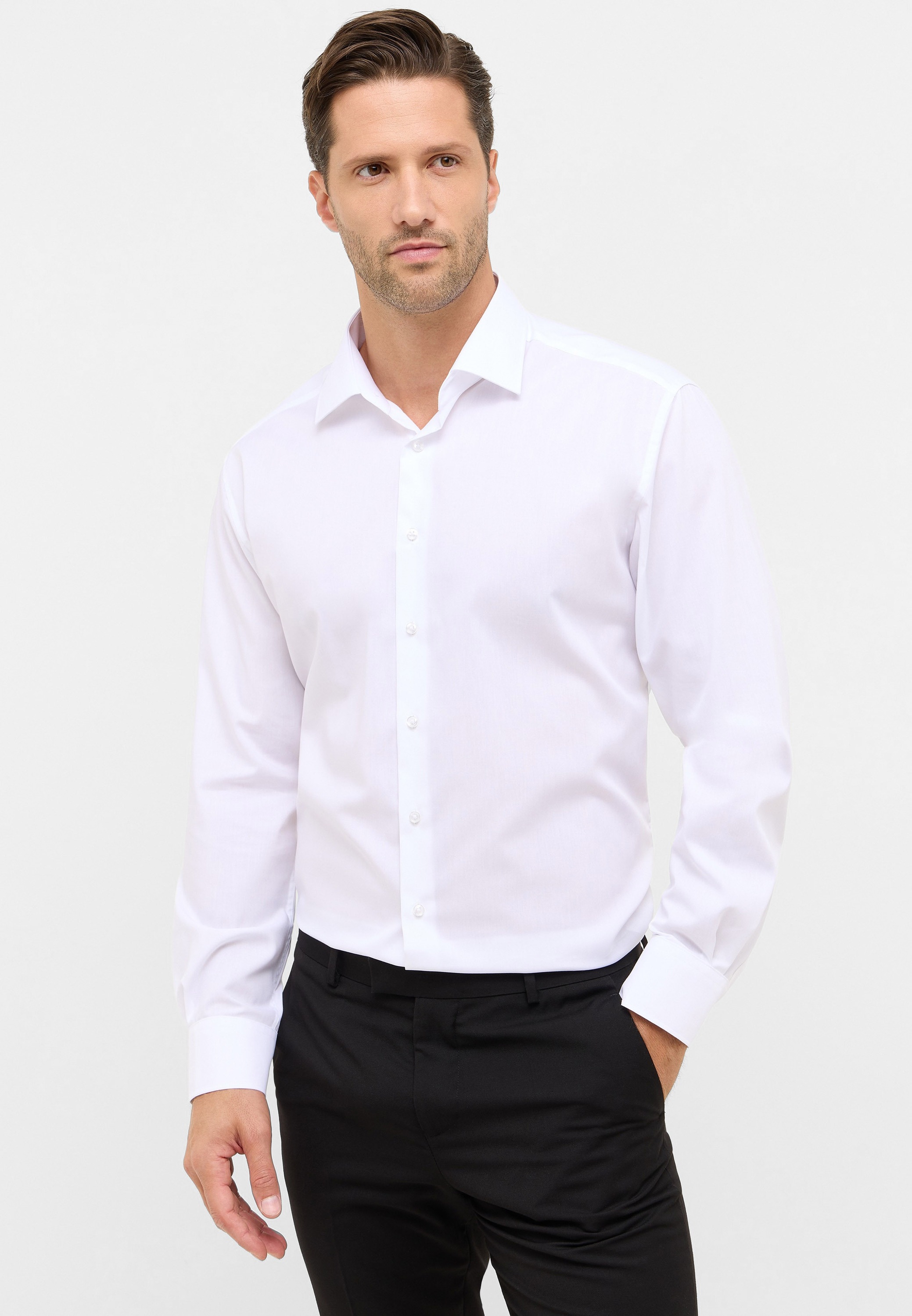 Eterna Langarmhemd "MODERN FIT", NON IRON (bügelfrei) günstig online kaufen