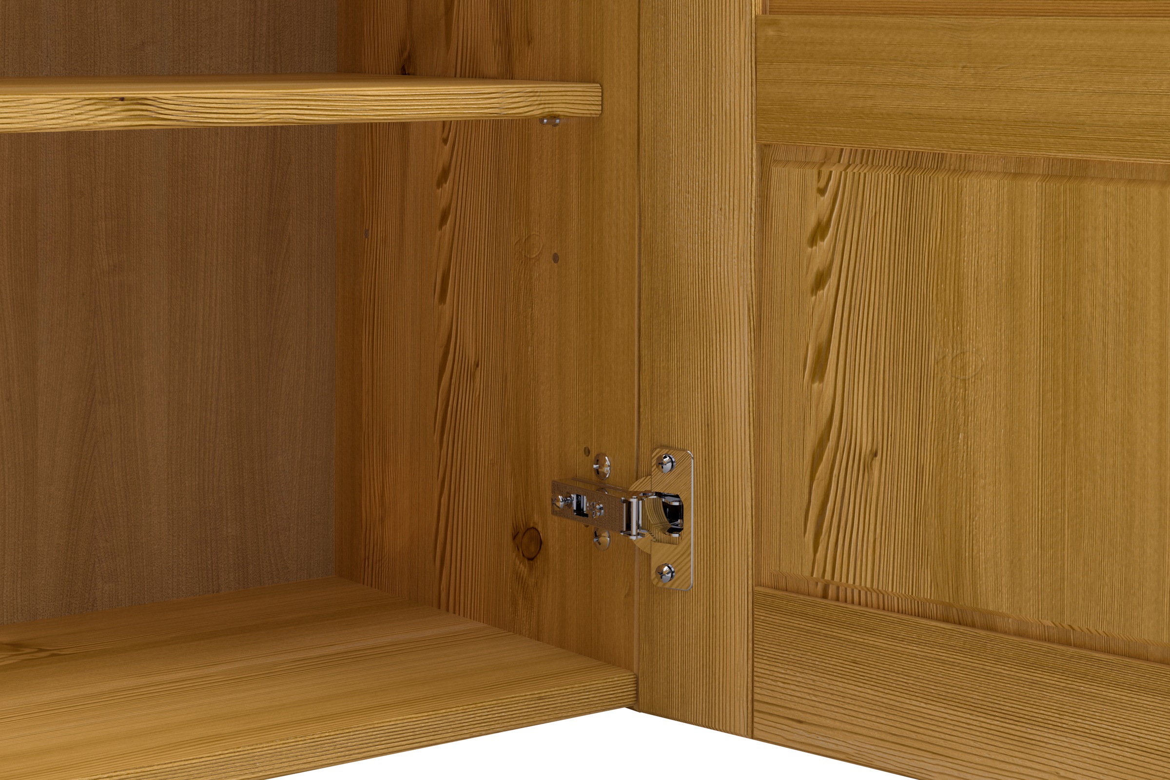 Home affaire Hängeschrank »Alby2«, Mit Metallgriffen und Glastüren, Breite 100 cm