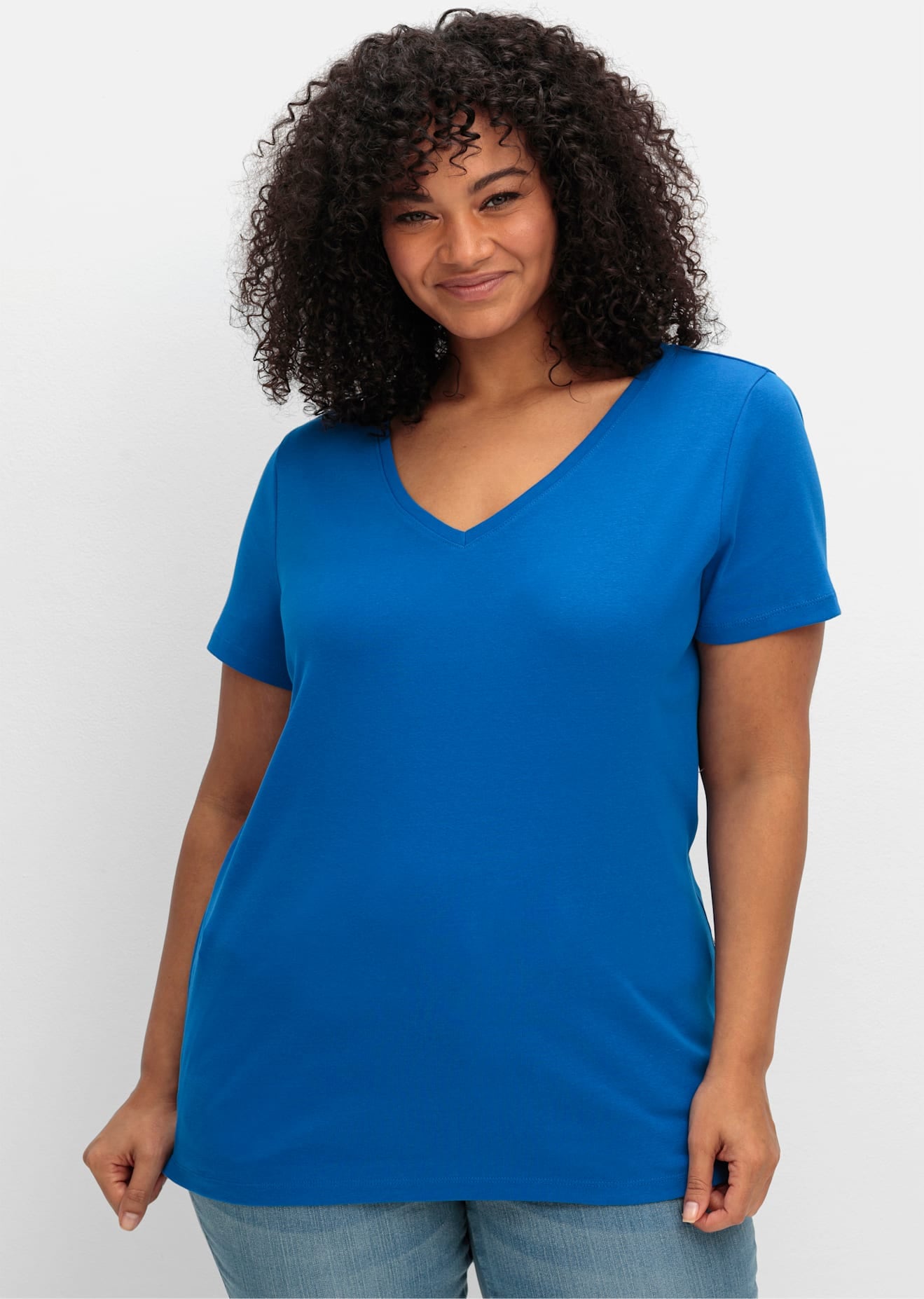 Sheego T-Shirt "T-Shirt", (1 tlg.) günstig online kaufen