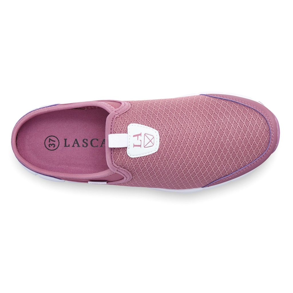 LASCANA Slip-On Sneaker, Sabot aus leichtem Mesh-Material